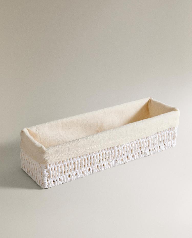 PANIER ALLONGÉ DOUBLURE COTON PANIER ALLONGÉ DOUBLURE COTON