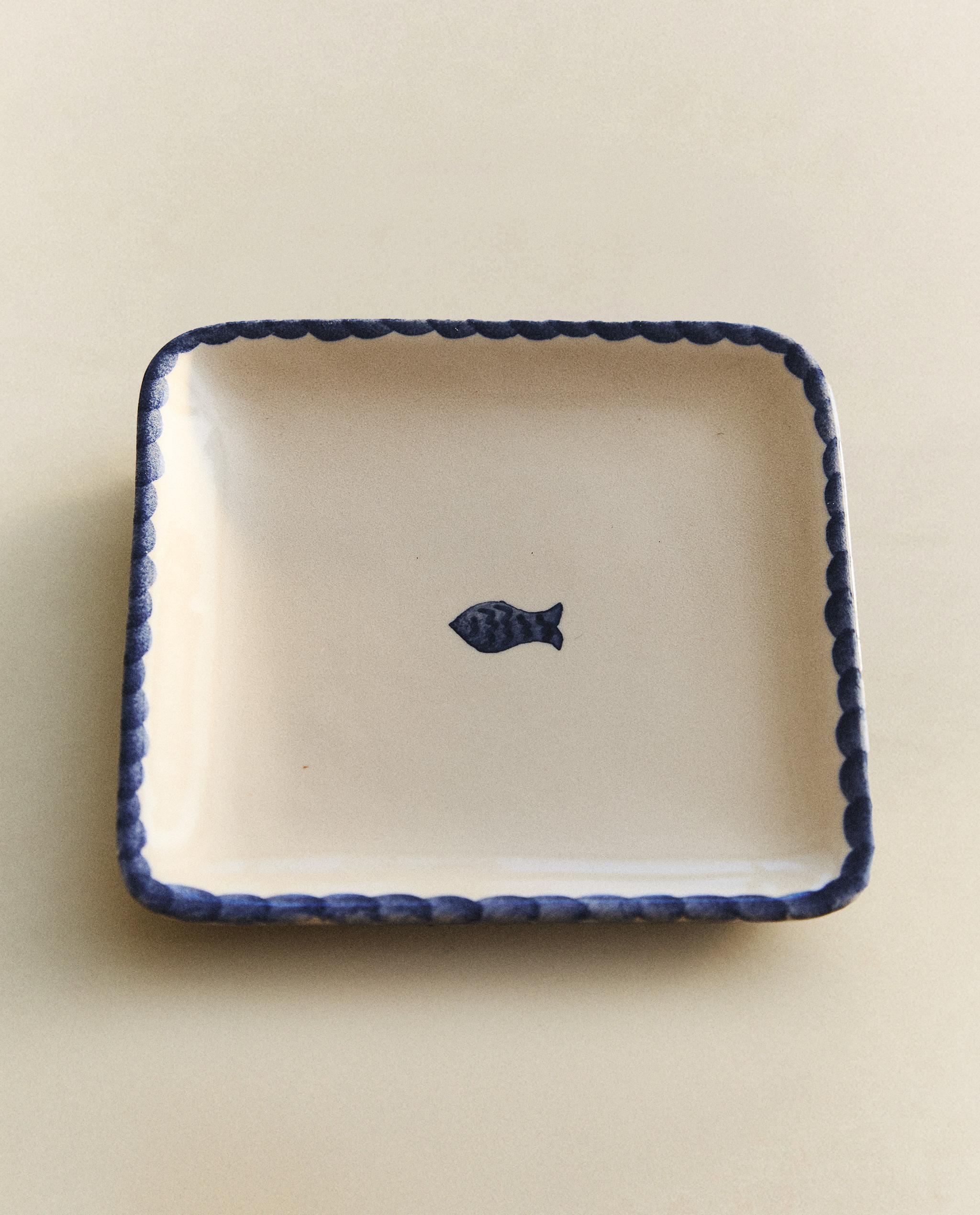 FISH CERAMIC BATHROOM SOAP DISH product thumbnail 8