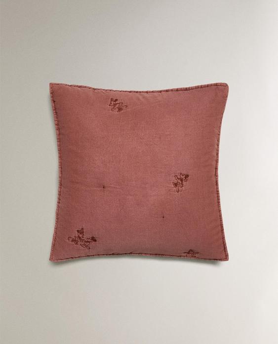 KIDS' MICKEY & MINNIE ©DISNEY QUILTED CUSHION COVER