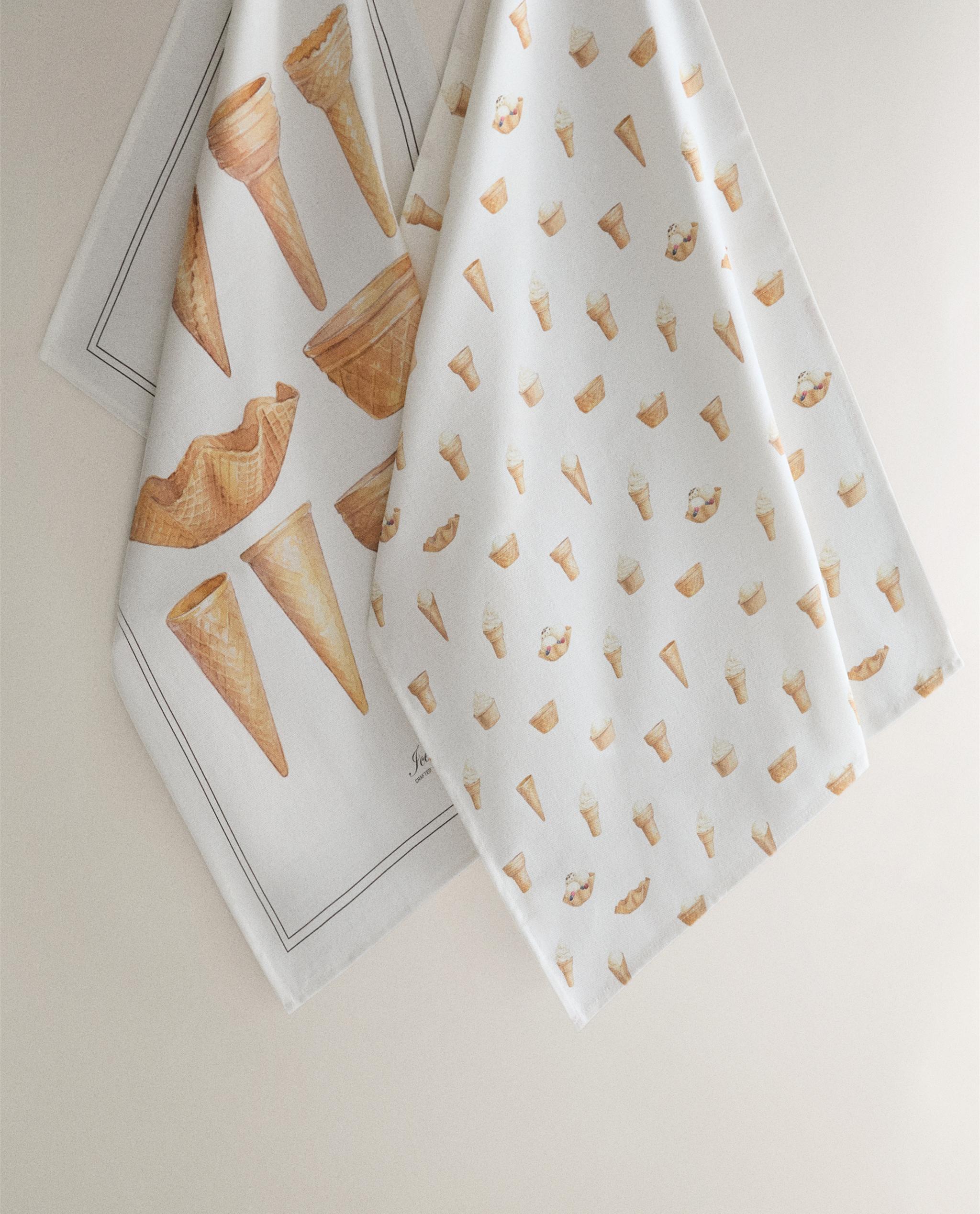 PACK OF ICE CREAM TEA TOWELS (PACK OF 2) product thumbnail 7