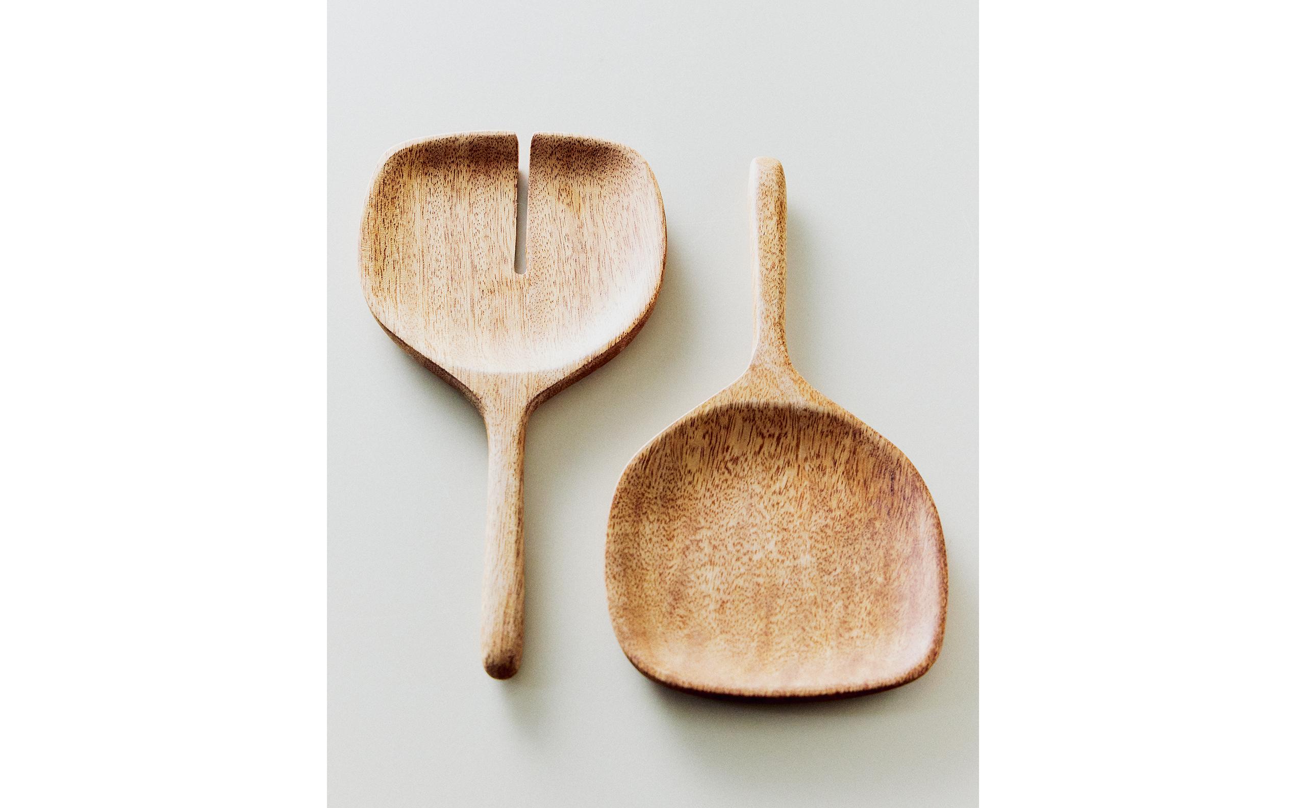 SET OF MANGO WOOD SALAD CUTLERY product thumbnail 8