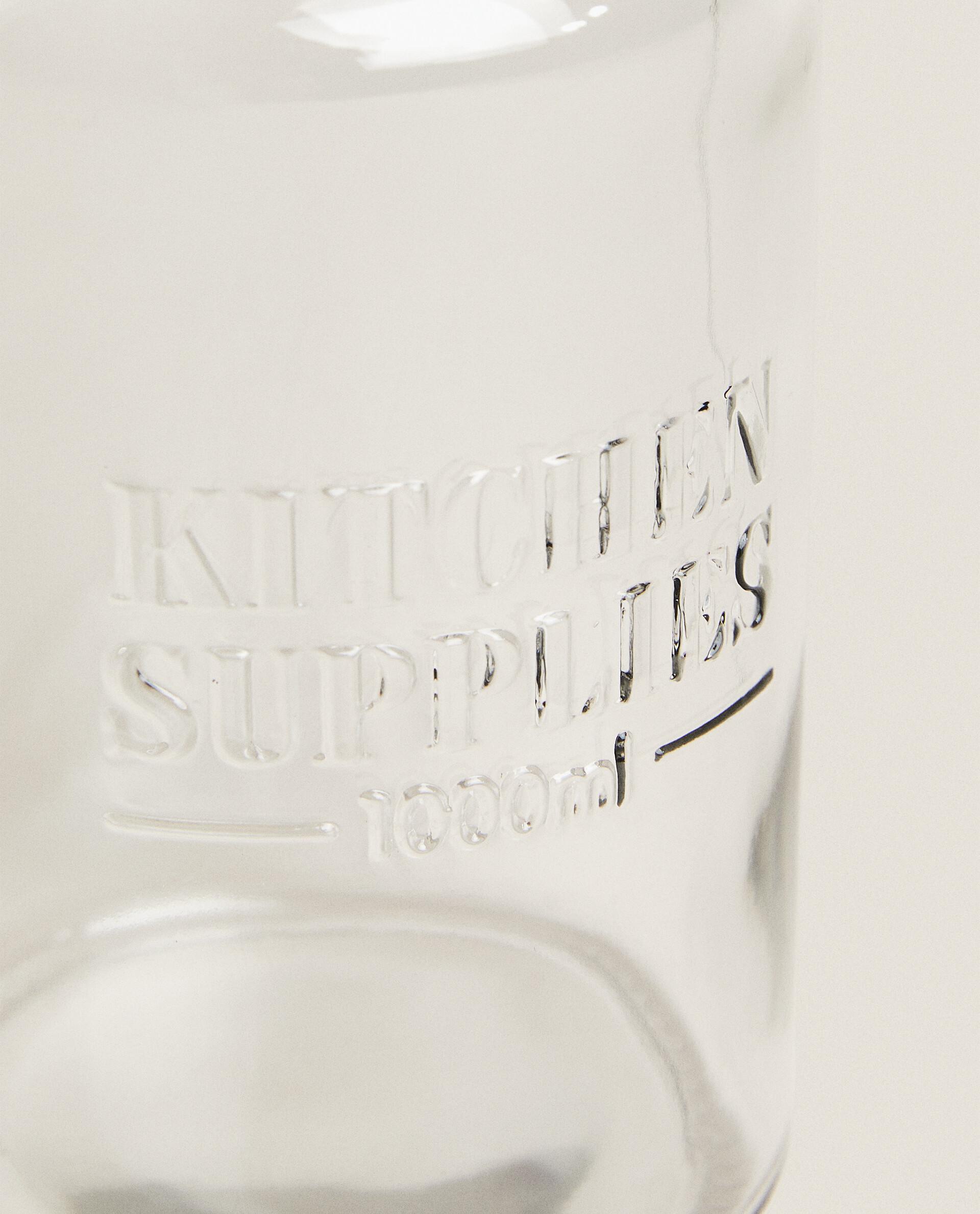 GLASS SCREW-ON STORAGE JAR product thumbnail 6