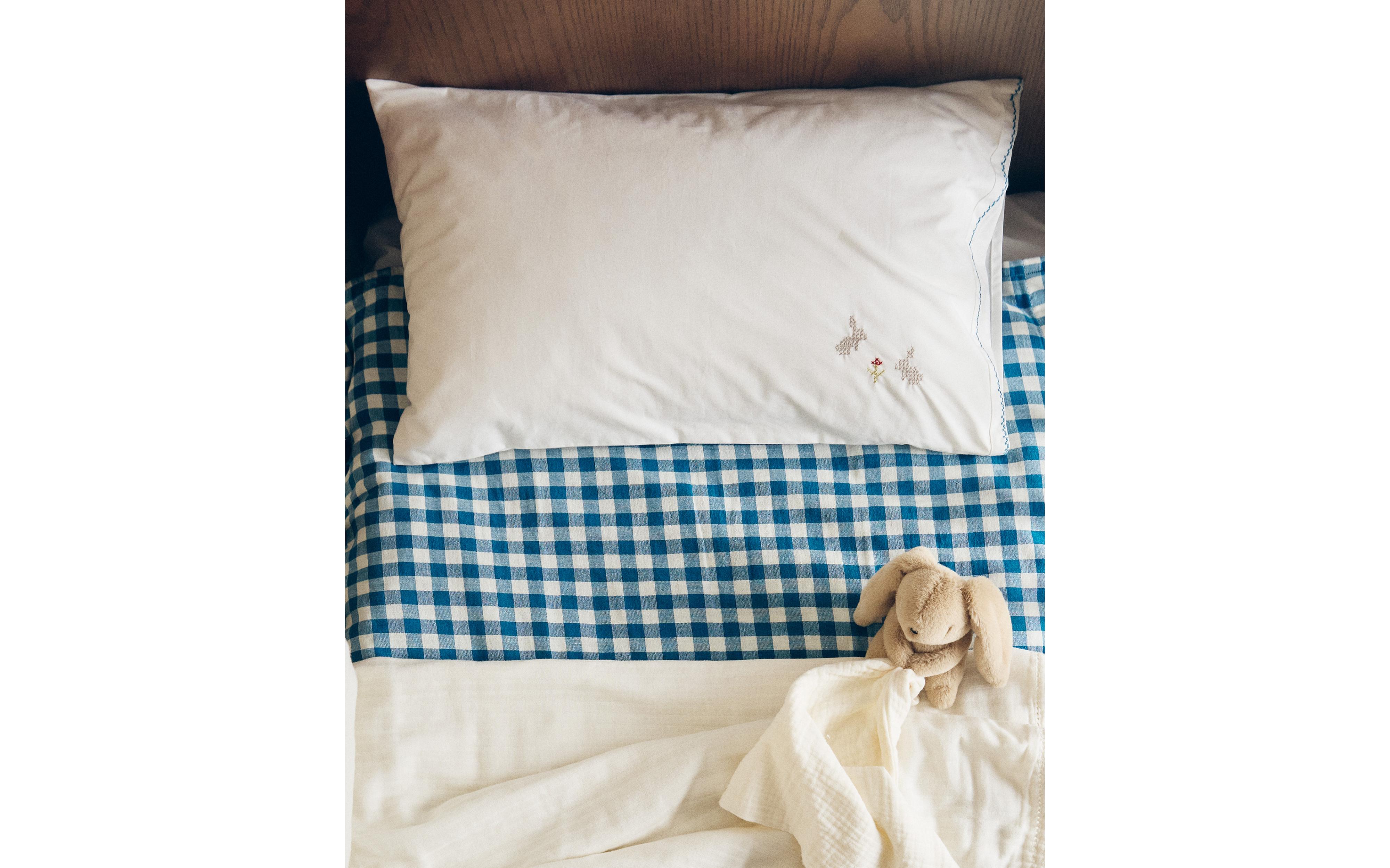 KIDS' CHECK MUSLIN DUVET COVER product thumbnail 15