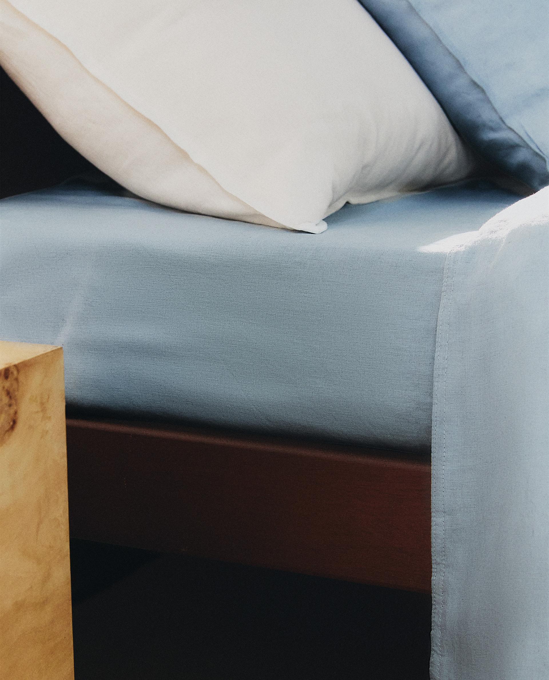 WASHED LINEN FITTED SHEET product thumbnail 5
