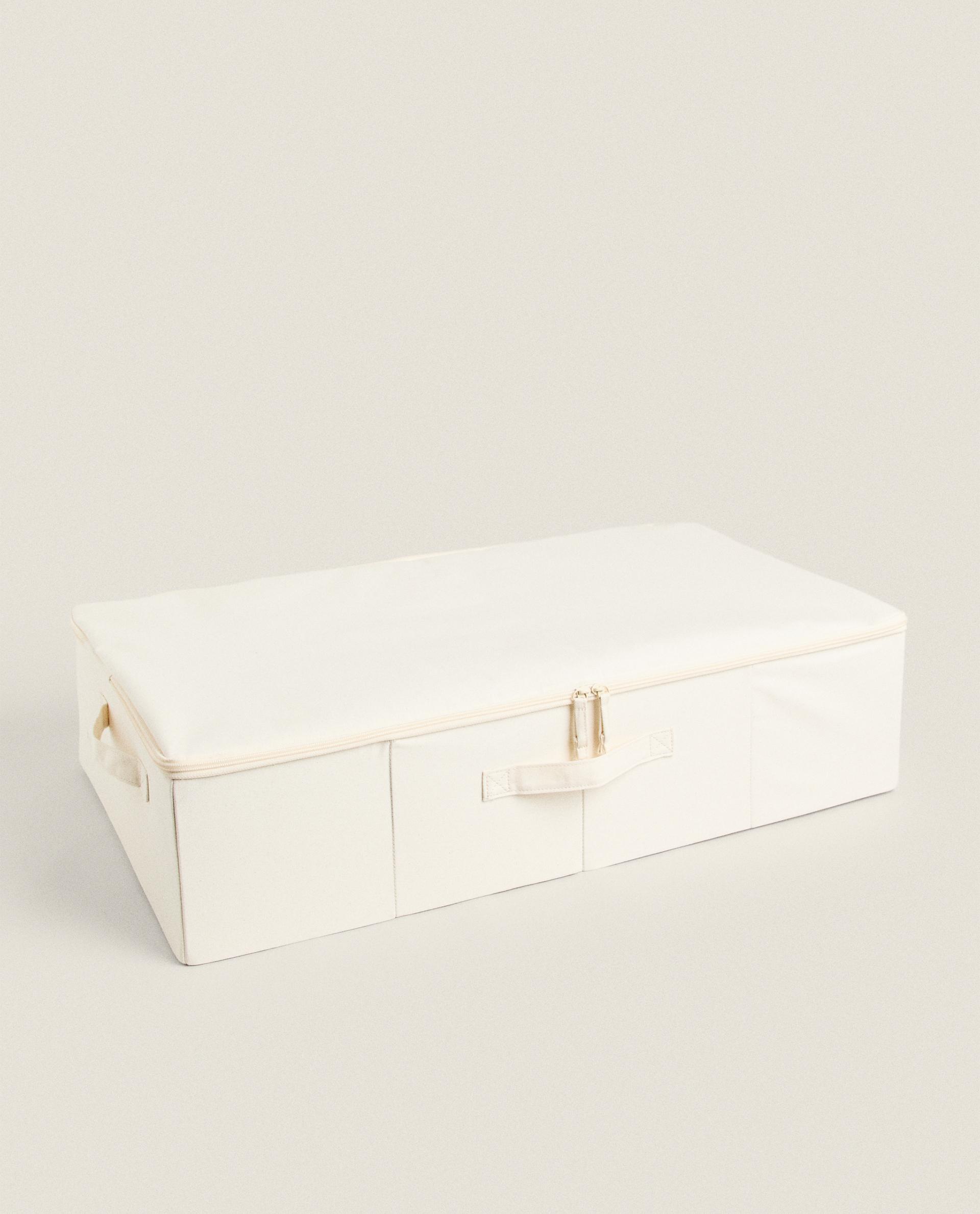 FOLDABLE STORAGE BOX WITH LID