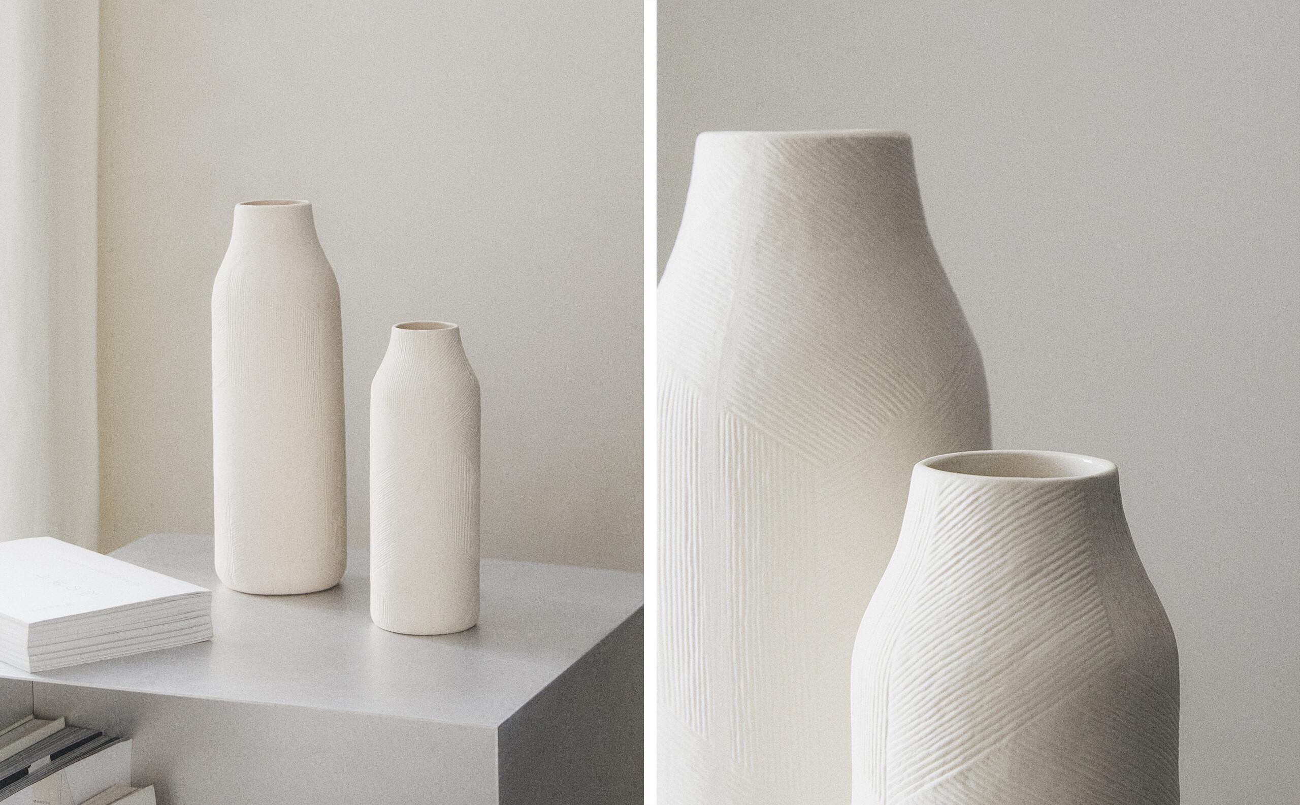 テクスチャー セラミック 花瓶 | Zara Home 日本/Japan