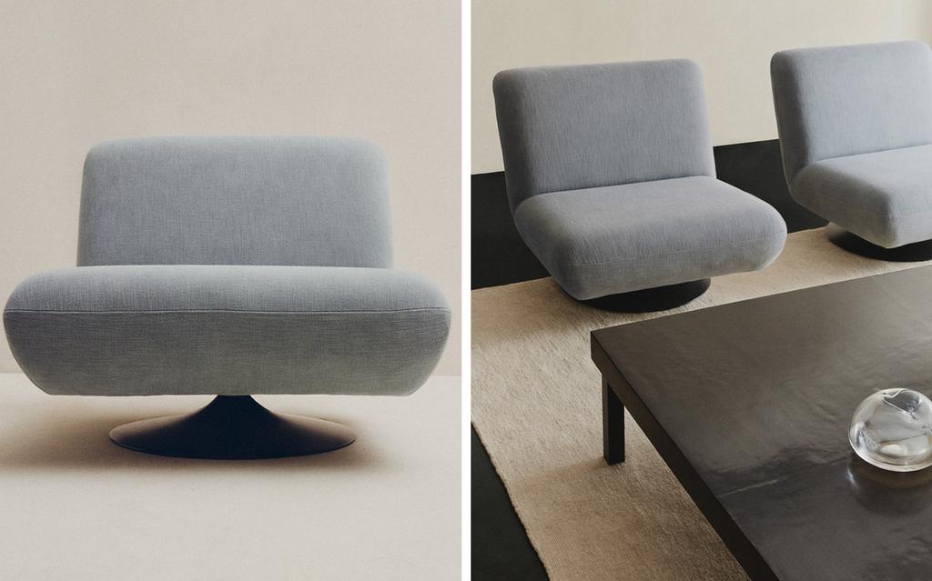 FAUTEUIL PIVOTANT COTON