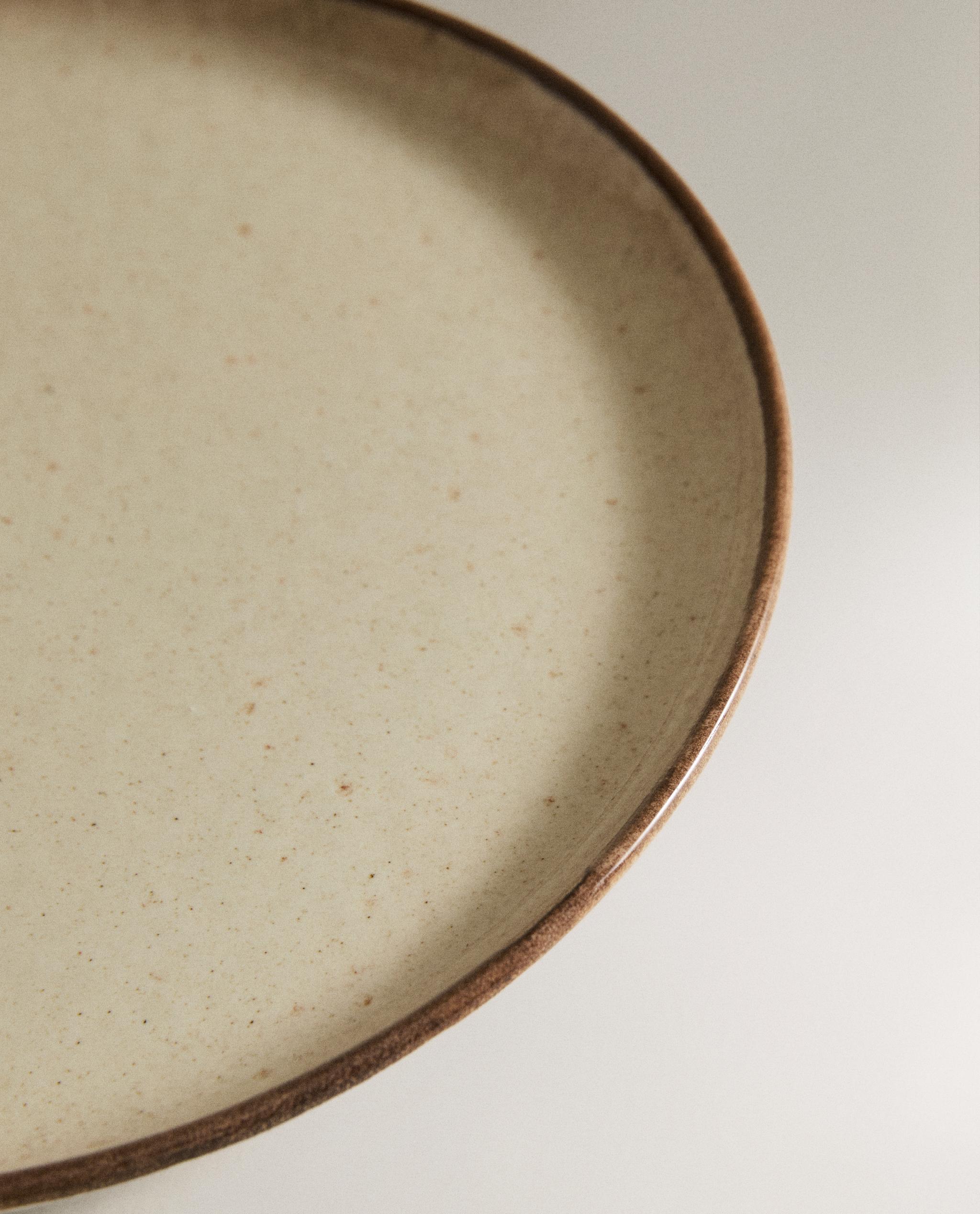 STONEWARE DESSERT PLATE product thumbnail 5