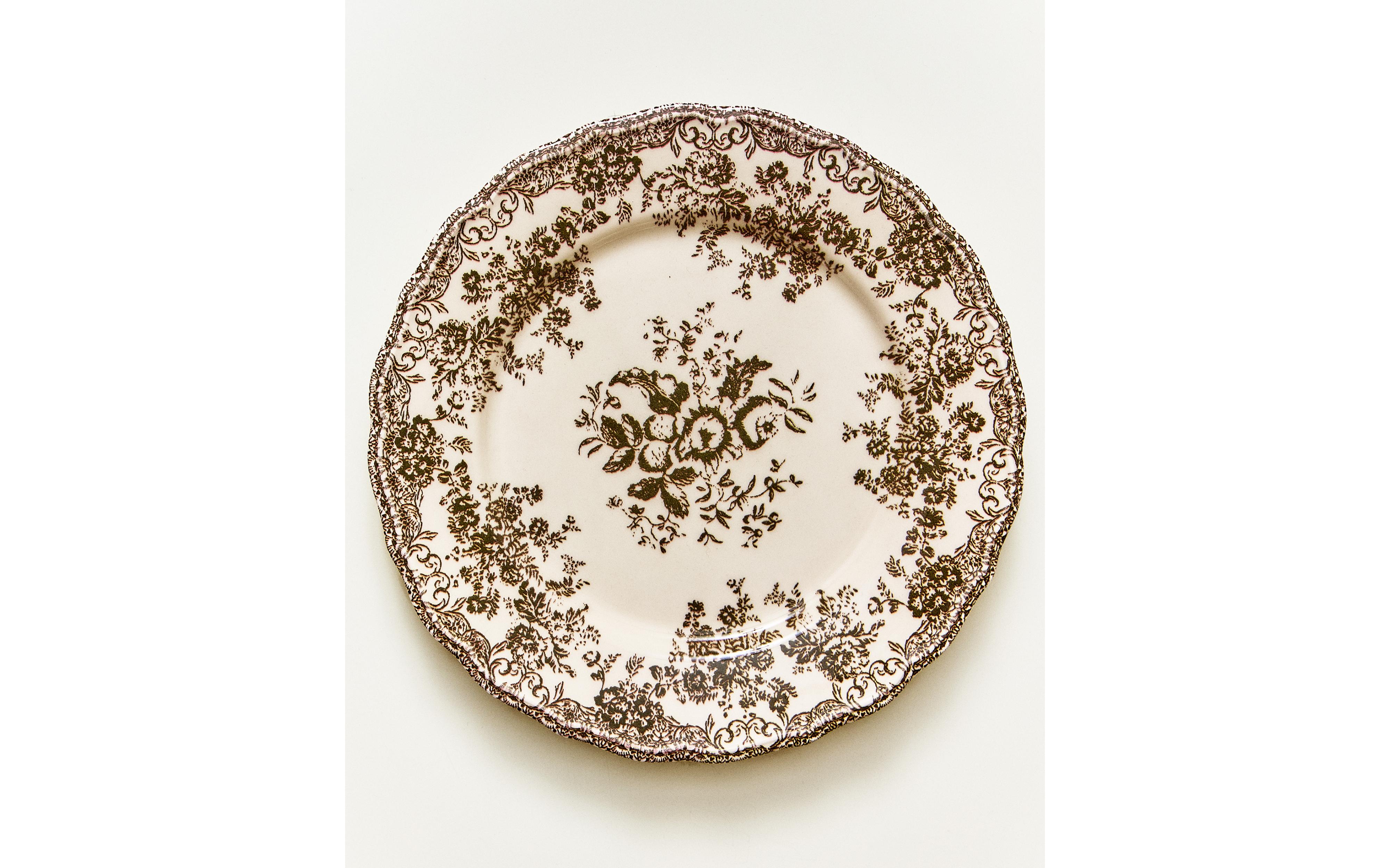 FLORAL EARTHENWARE DINNER PLATE product thumbnail 18