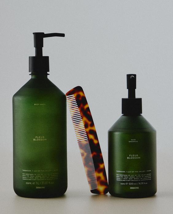 FLEUR BLOSSOM 身體沐浴露及洗頭水附梳子