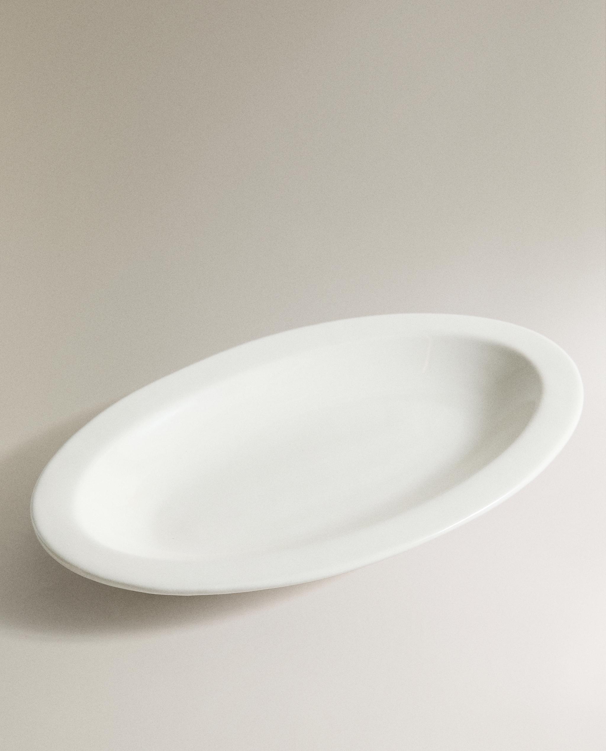 DECORATIVE CREAM CERAMIC TRAY product thumbnail 4