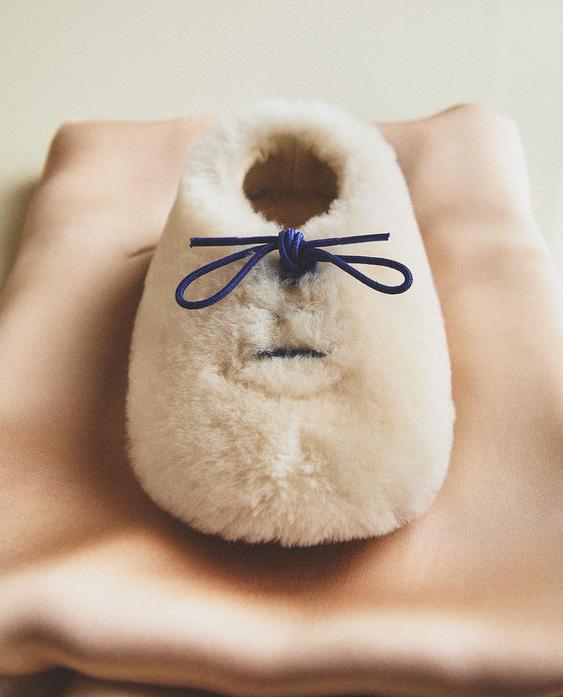 KUNSTFELL-HAUSSCHUH FÜR KINDER THE ANIMALS OBSERVATORY