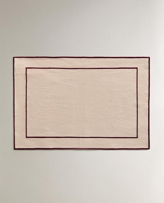 COTTON PLACEMAT WITH BORDER