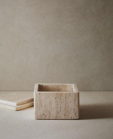 CAIXA ORGANITZADORA BANY MARBRE BEIX