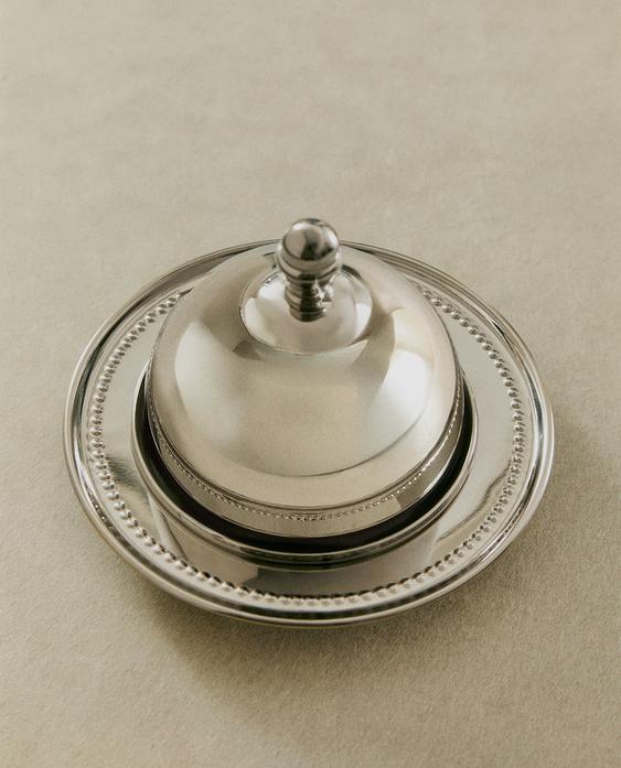 STEEL BUTTER DISH