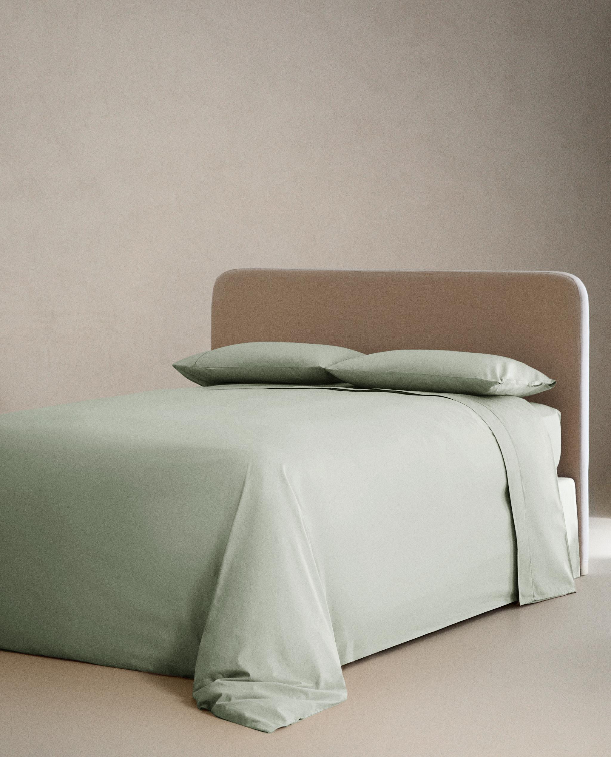 サテン ボックスシーツ | 高さ30CM（300スレッド） サテン ボックスシーツ | 高さ30CM（300スレッド） | Zara Home 日本/Japan