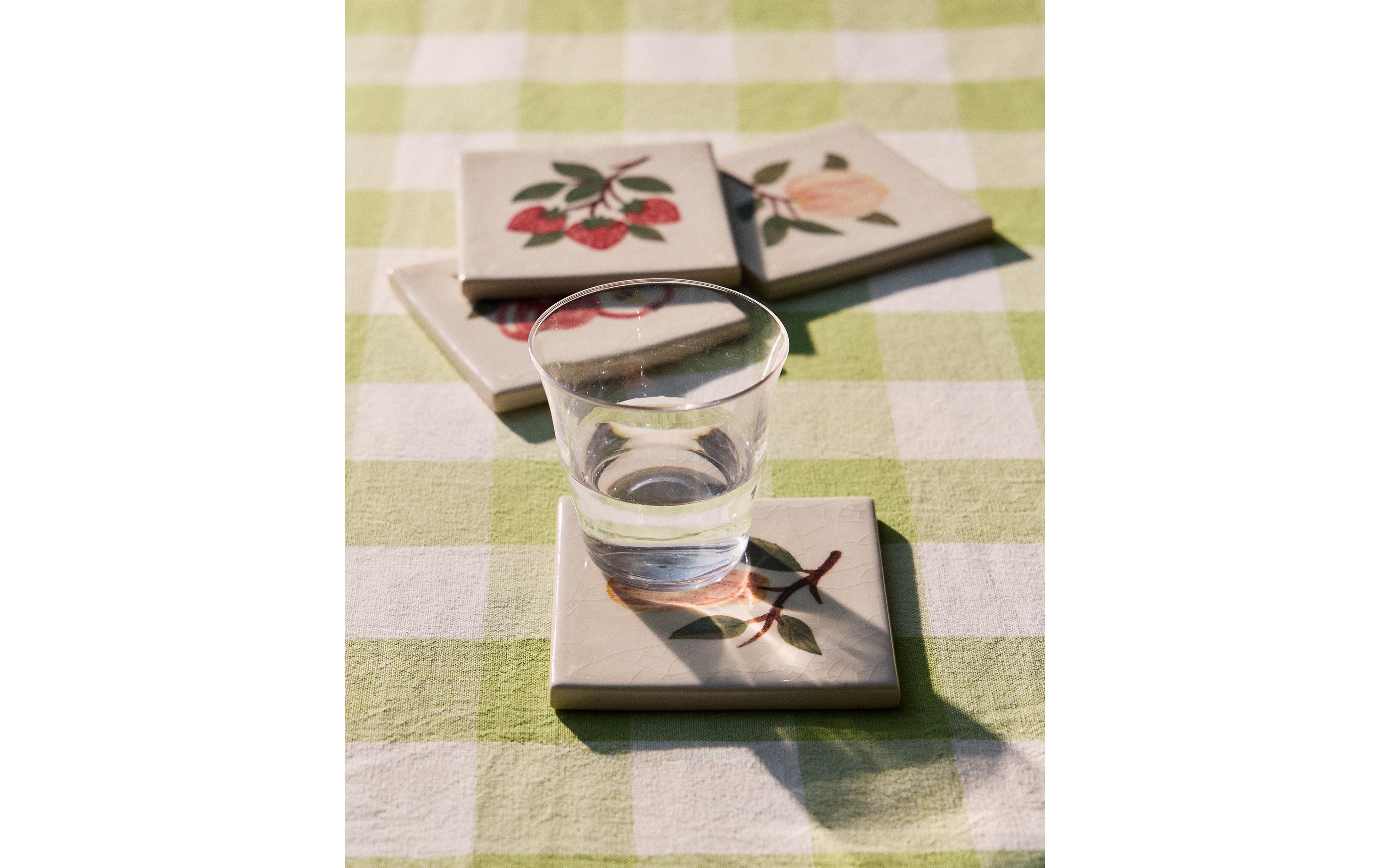 PACK OF FRUIT STONEWARE COASTERS (PACK OF 4) product thumbnail 10
