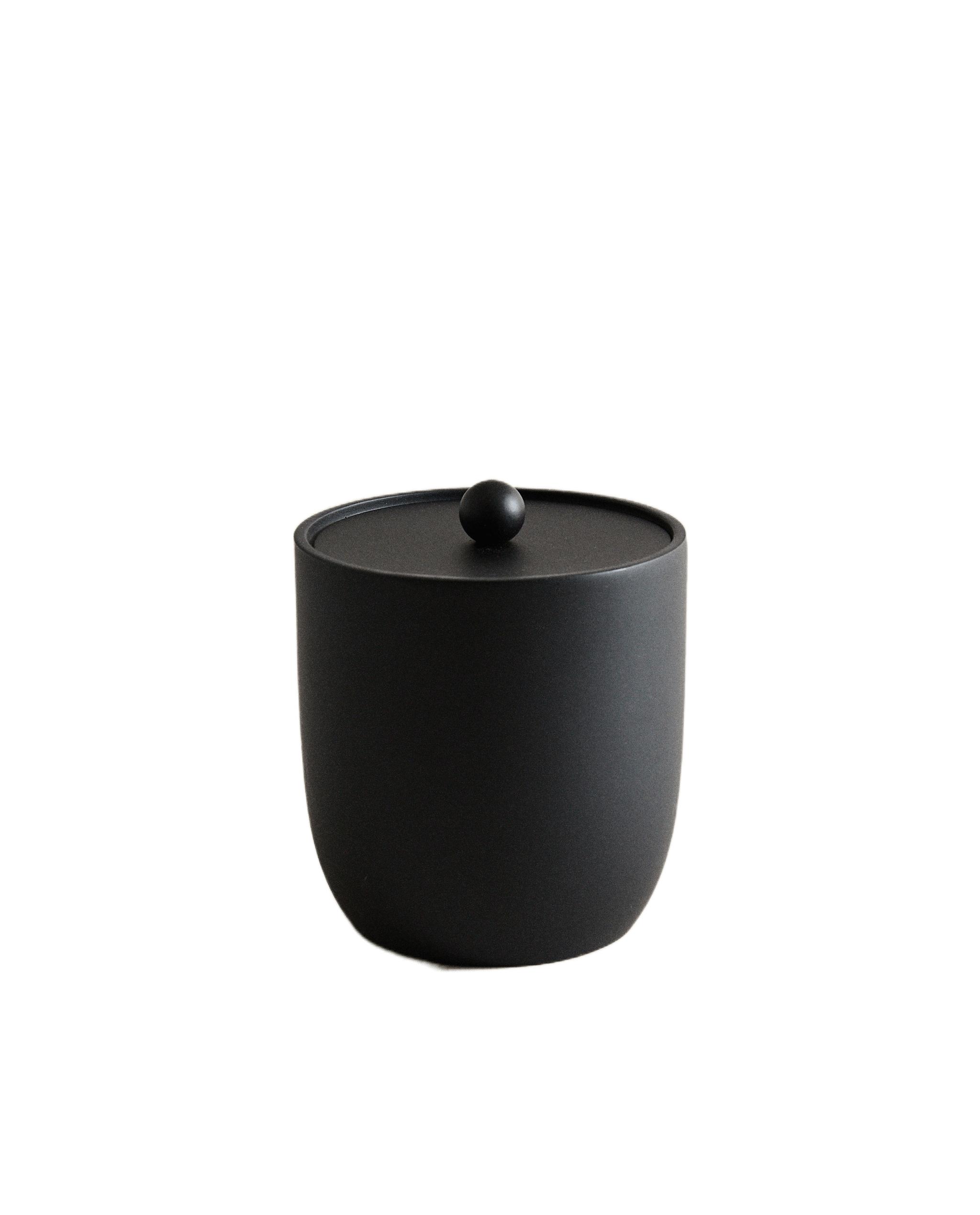 BLACK RESIN BATHROOM ORGANISER JAR product thumbnail 5