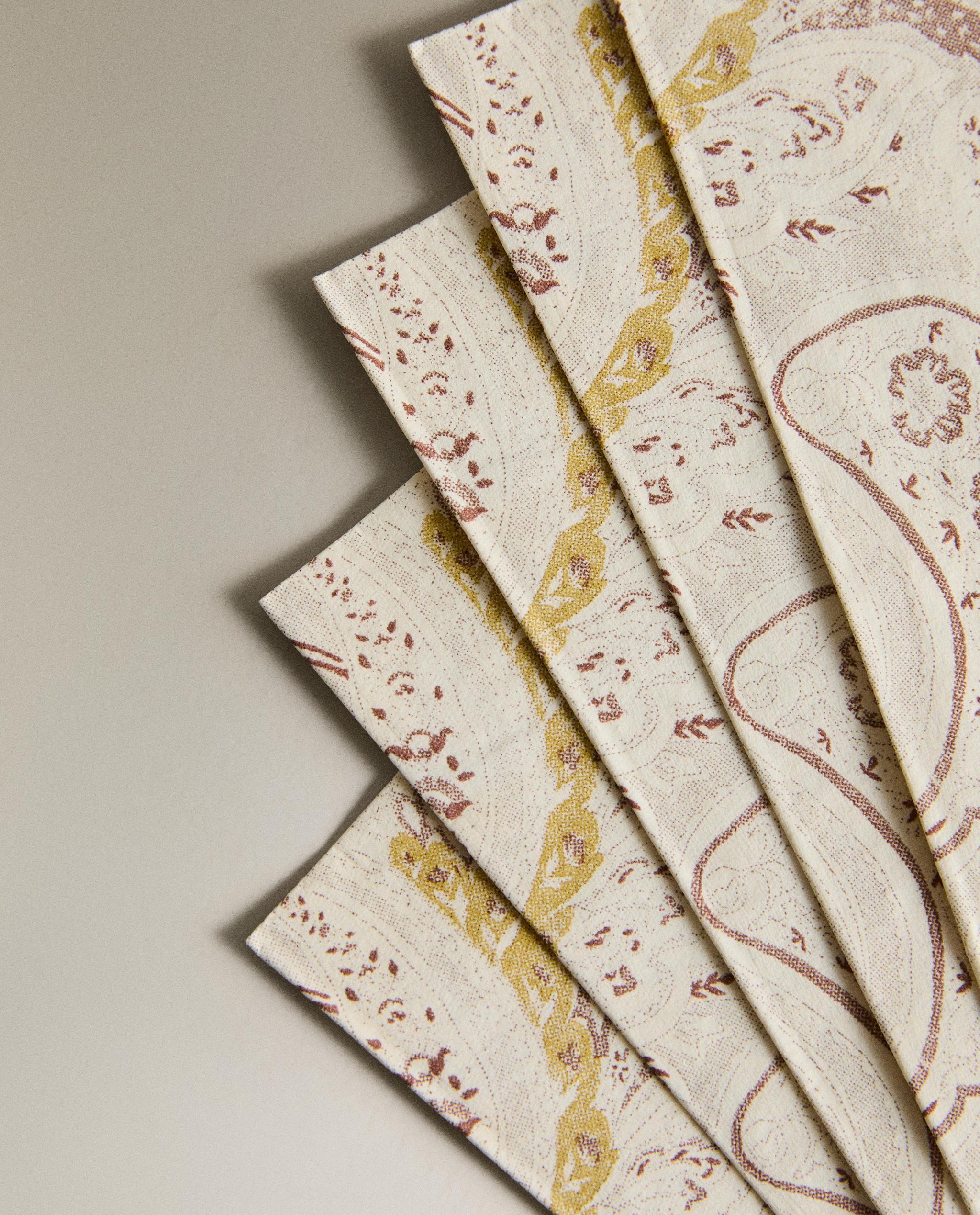PACK OF PAISLEY PAPER NAPKINS (PACK OF 20) product thumbnail 4
