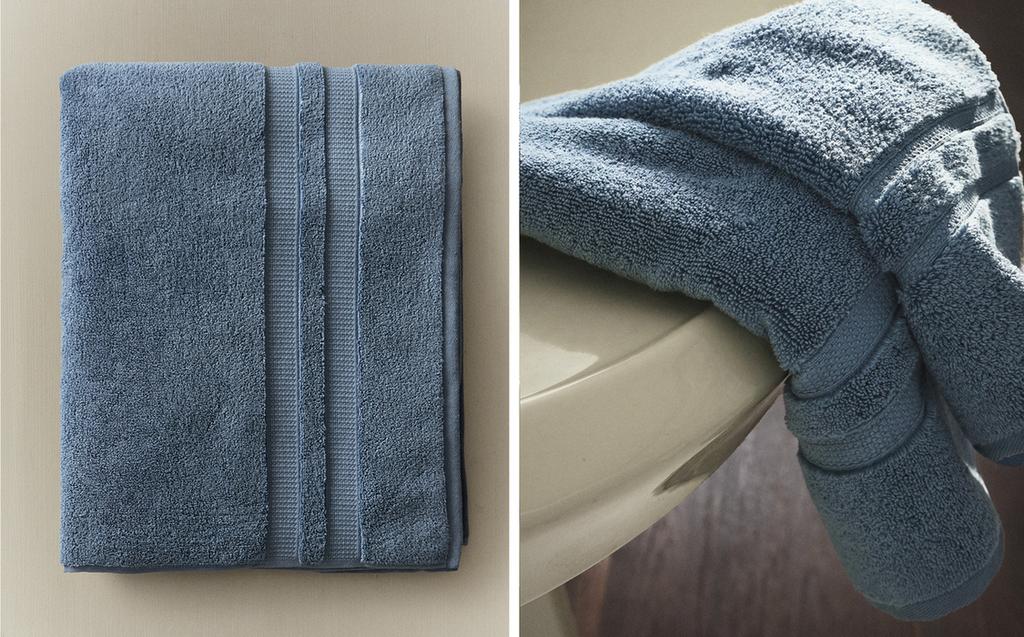 EXTRA SOFT DOUBLE BORDER BATH TOWEL