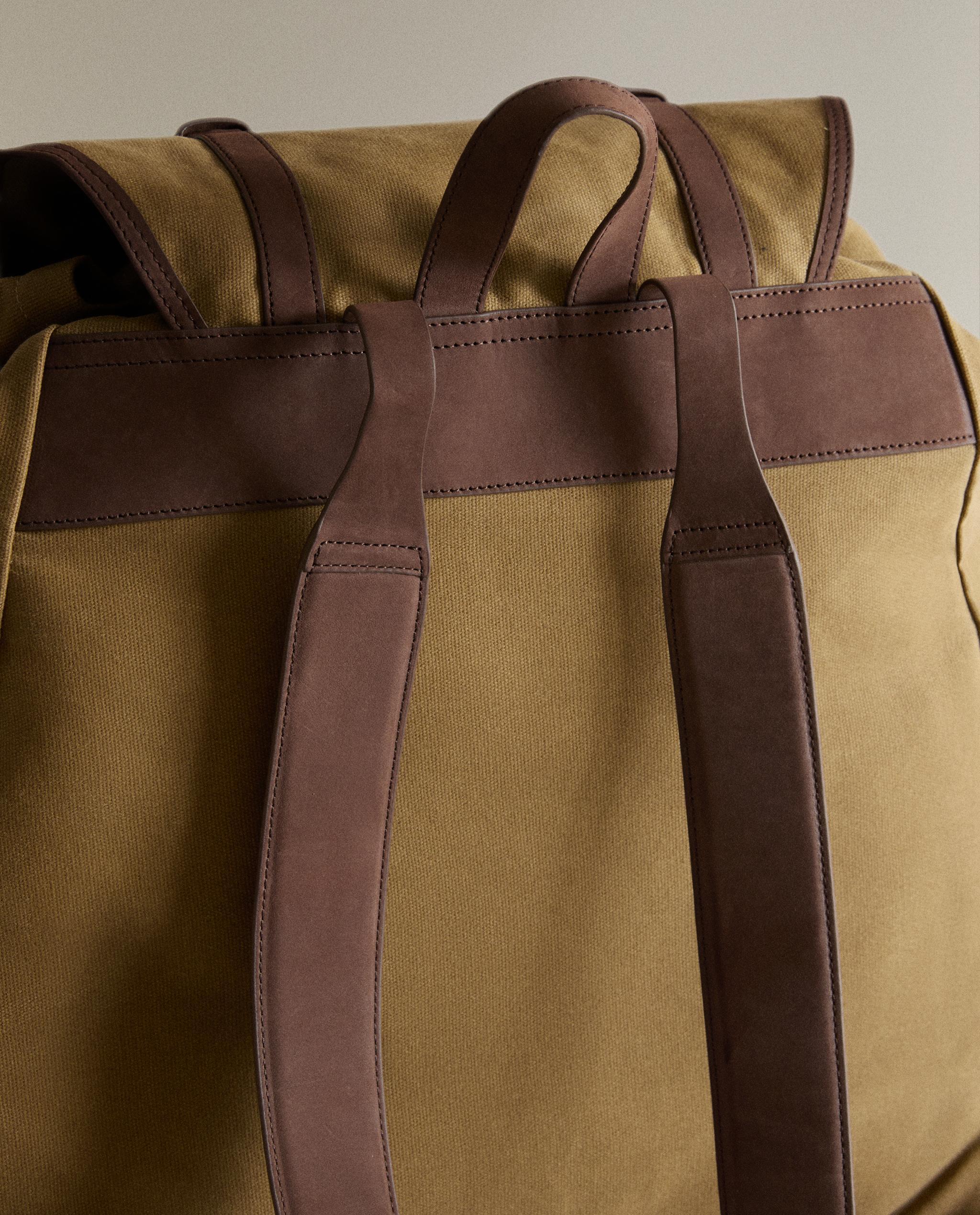 COTTON AND LEATHER BACKPACK product thumbnail 9