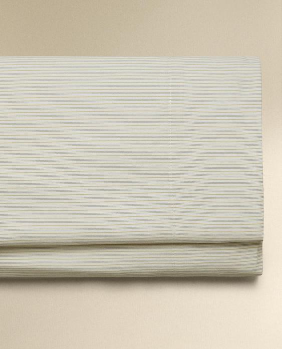 STRIPED SATEEN FLAT SHEET (300 THREAD COUNT)