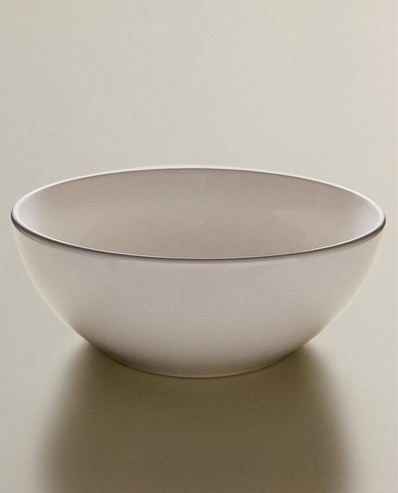 STONEWARE SALAD BOWL STONEWARE SALAD BOWL
