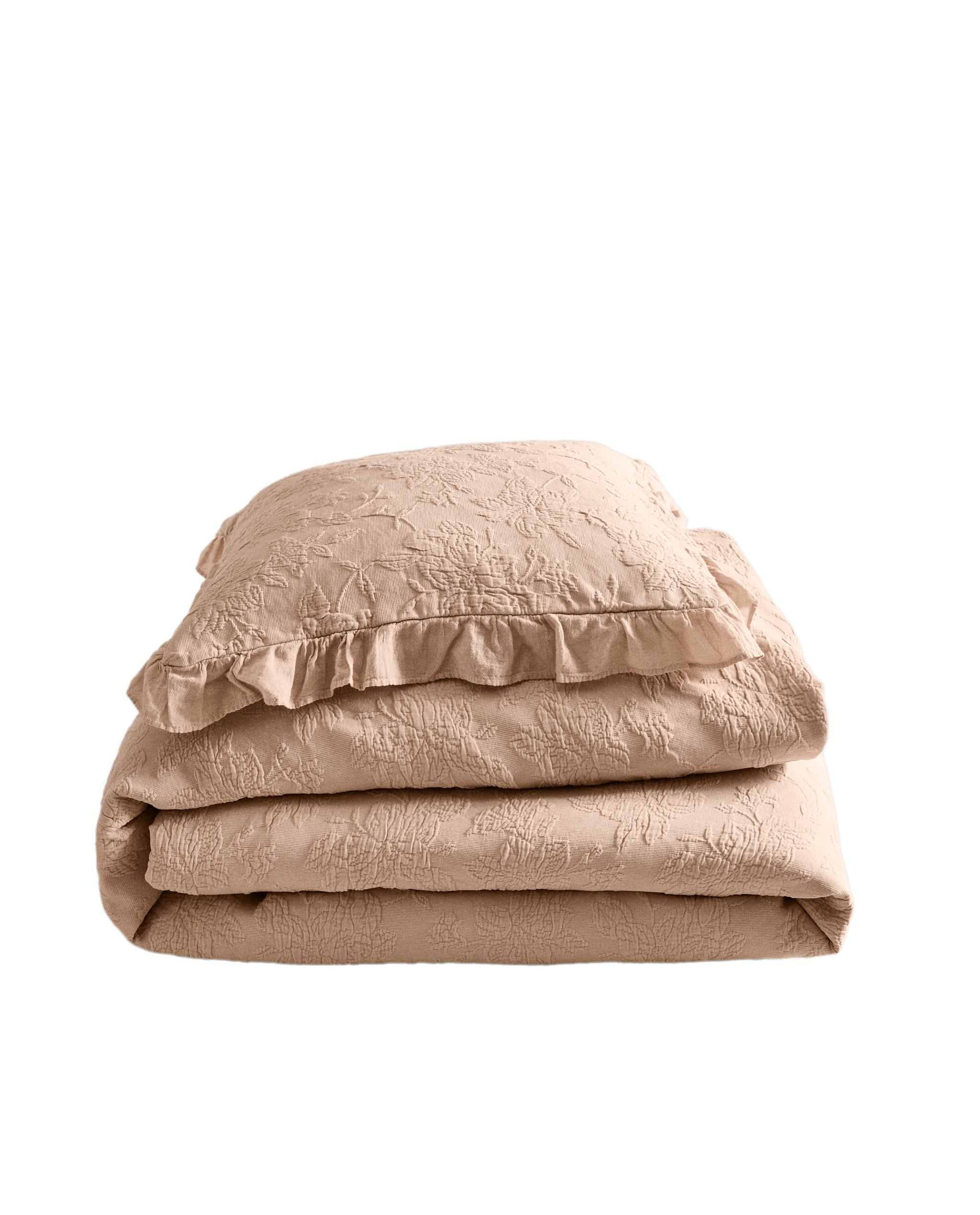 ジャカードのフリル付きベッドカバー | Zara Home 日本/Japan