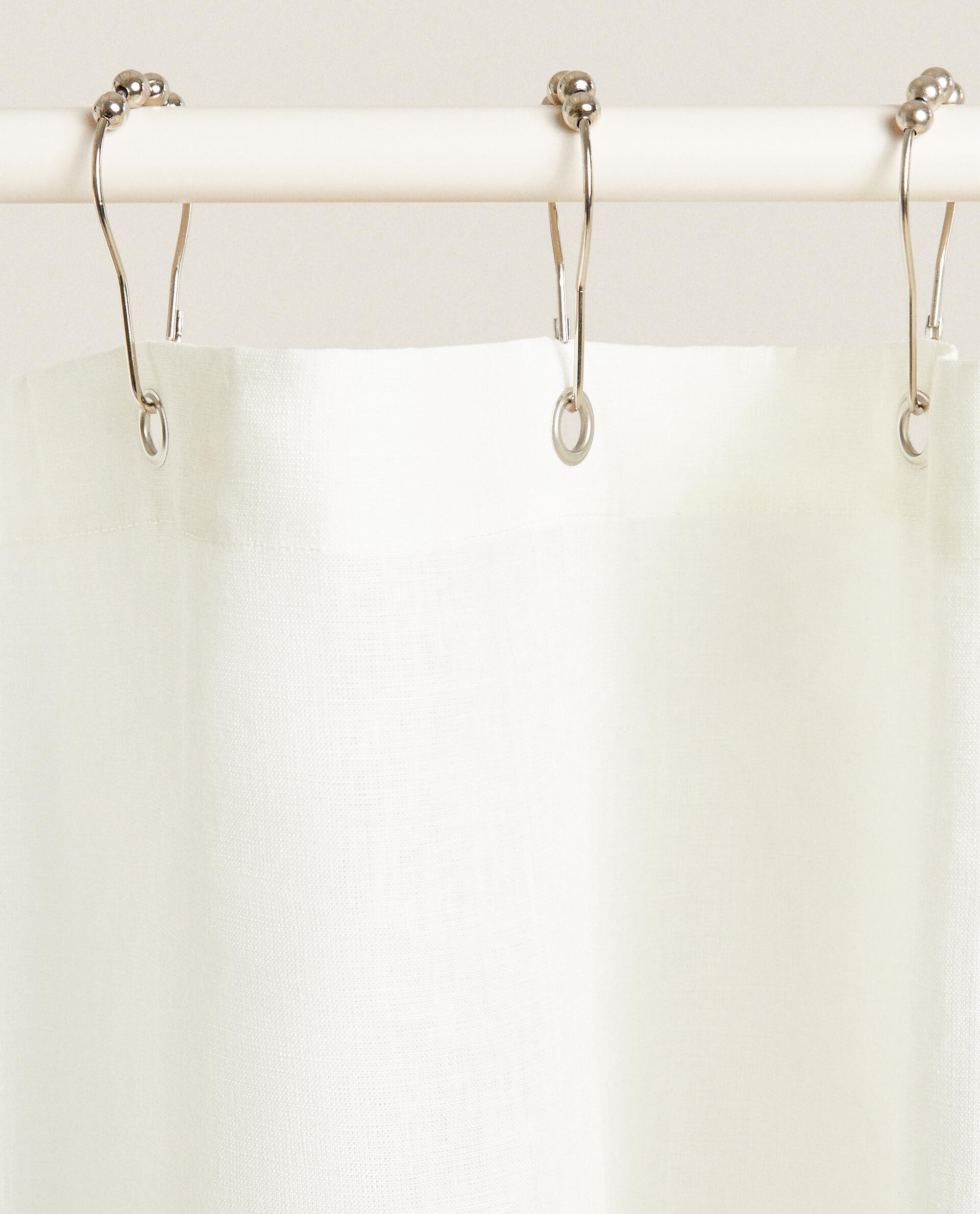 TRANSLUCENT LINEN SHOWER CURTAIN product thumbnail 6