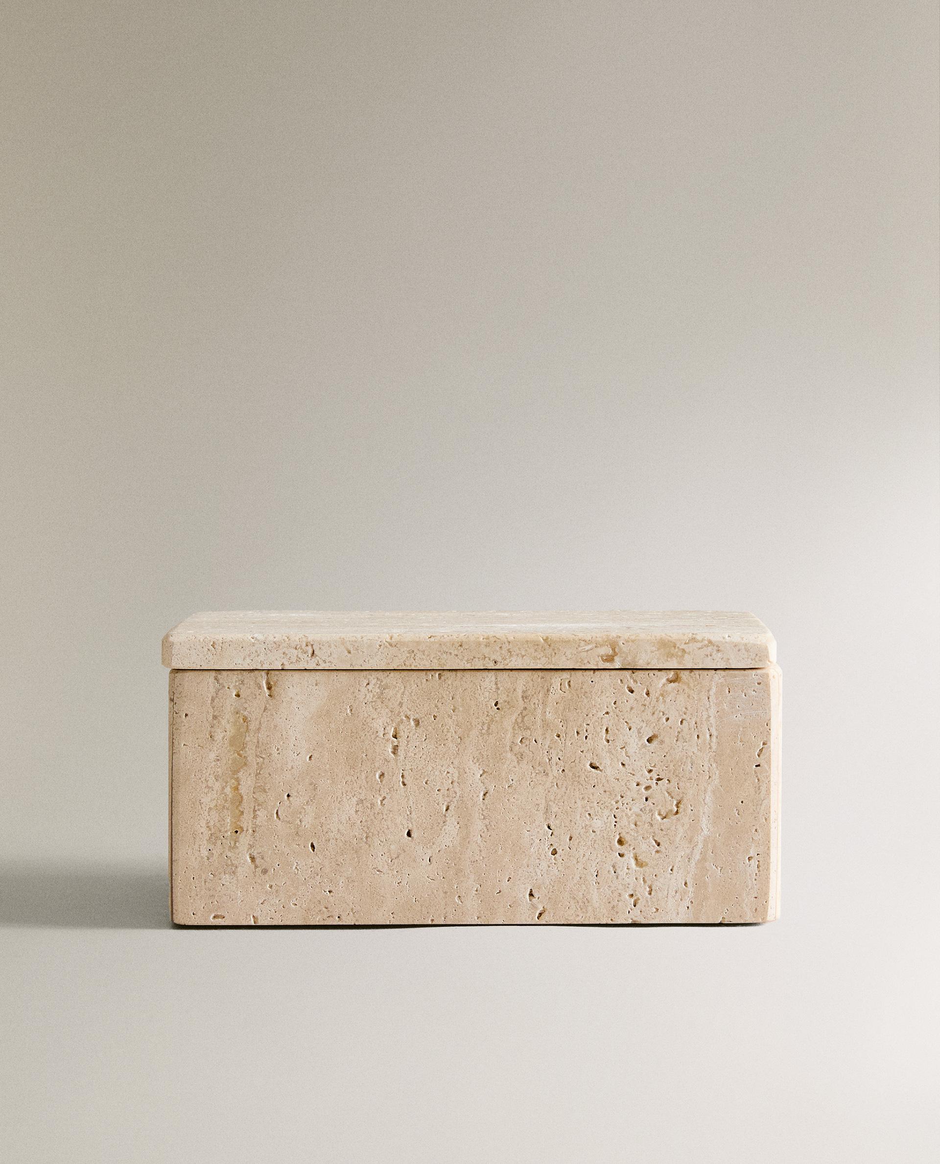 LARGE MARBLE BATHROOM ORGANISER BOX product thumbnail 7