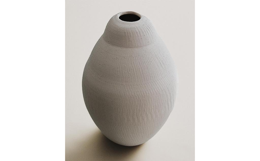 JARRÓN CERÁMICA RUGOSA