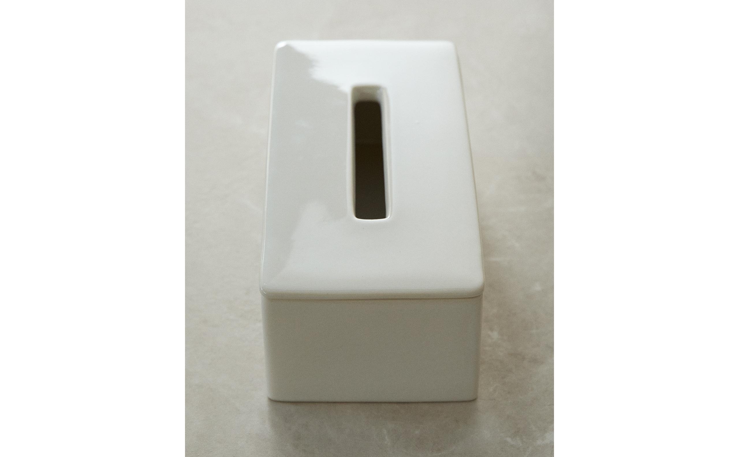 ホワイトセラミック ティッシュボックス | Zara Home 日本/Japan