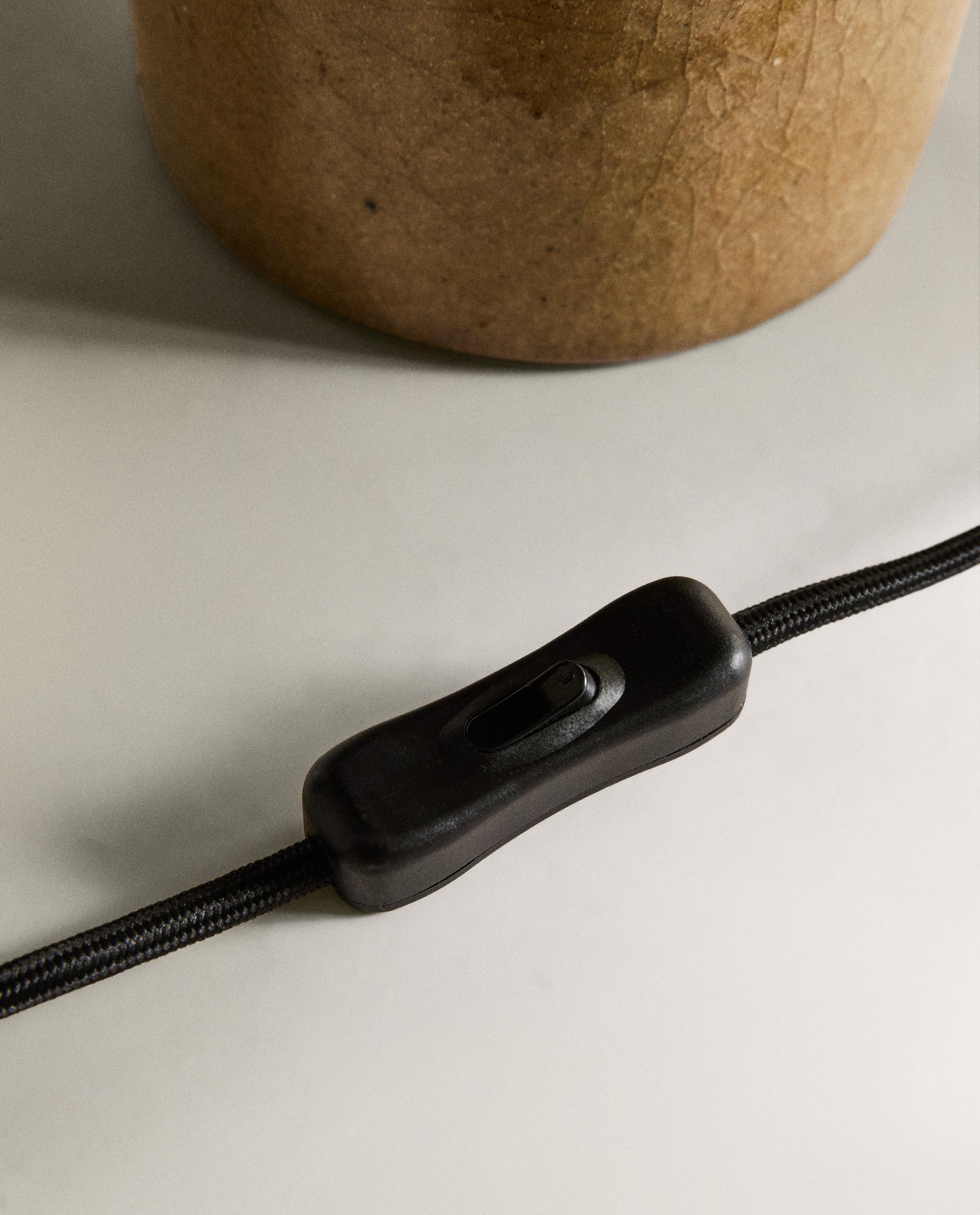 TABLE LAMP WITH STONEWARE BASE product thumbnail 10