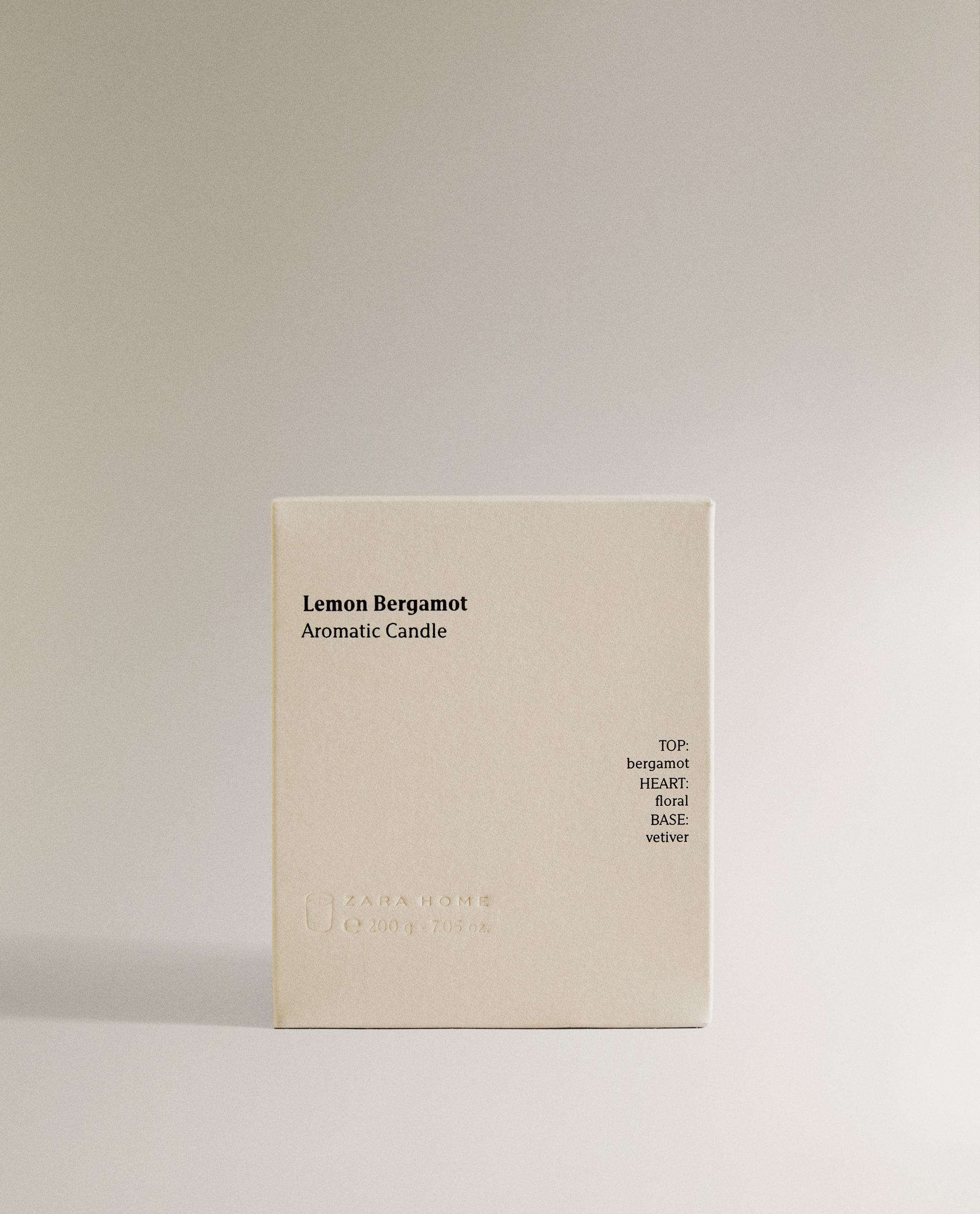 (200 G) LEMON BERGAMOT SCENTED CANDLE product thumbnail 3