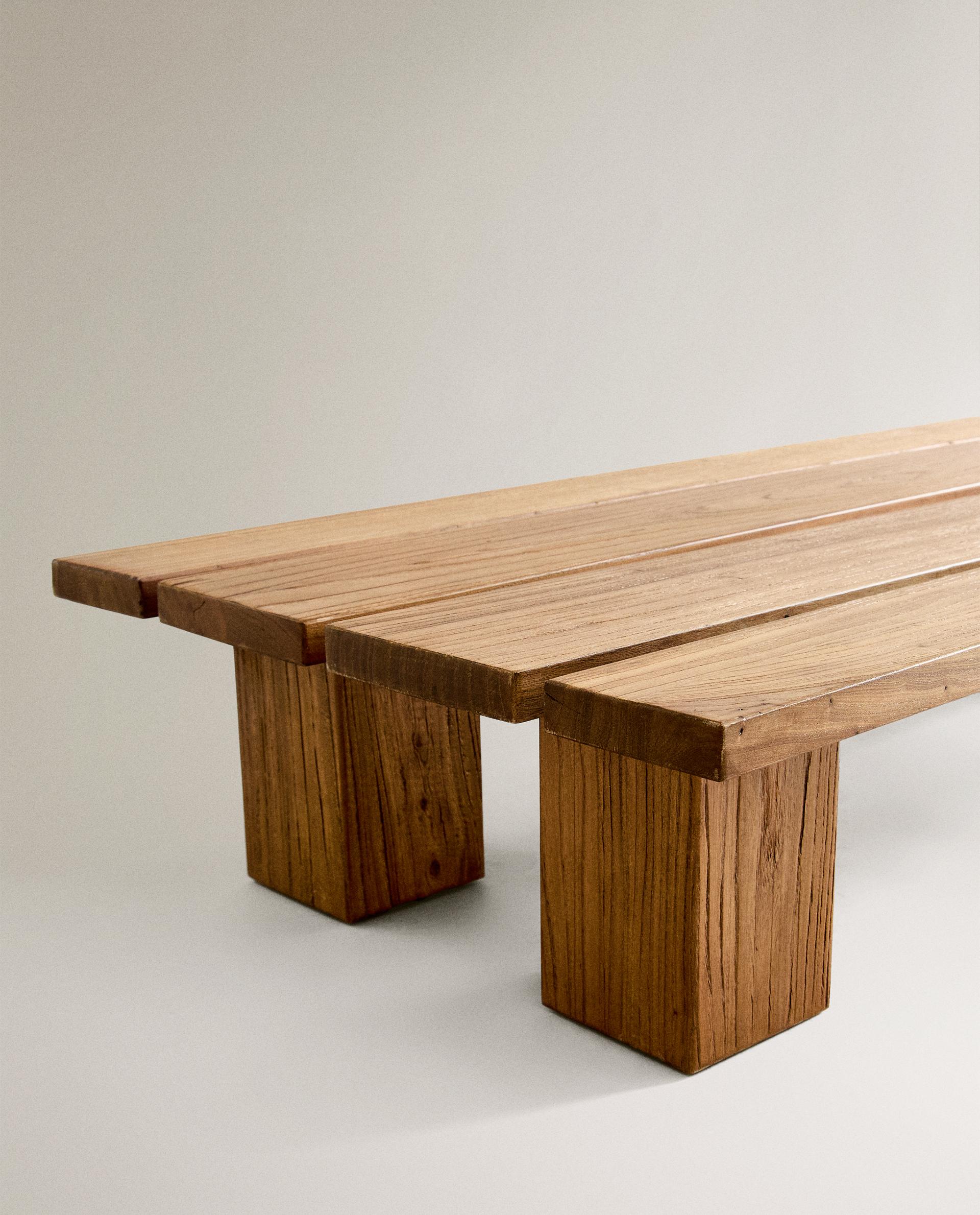 ELM WOOD BOARD COFFEE TABLE