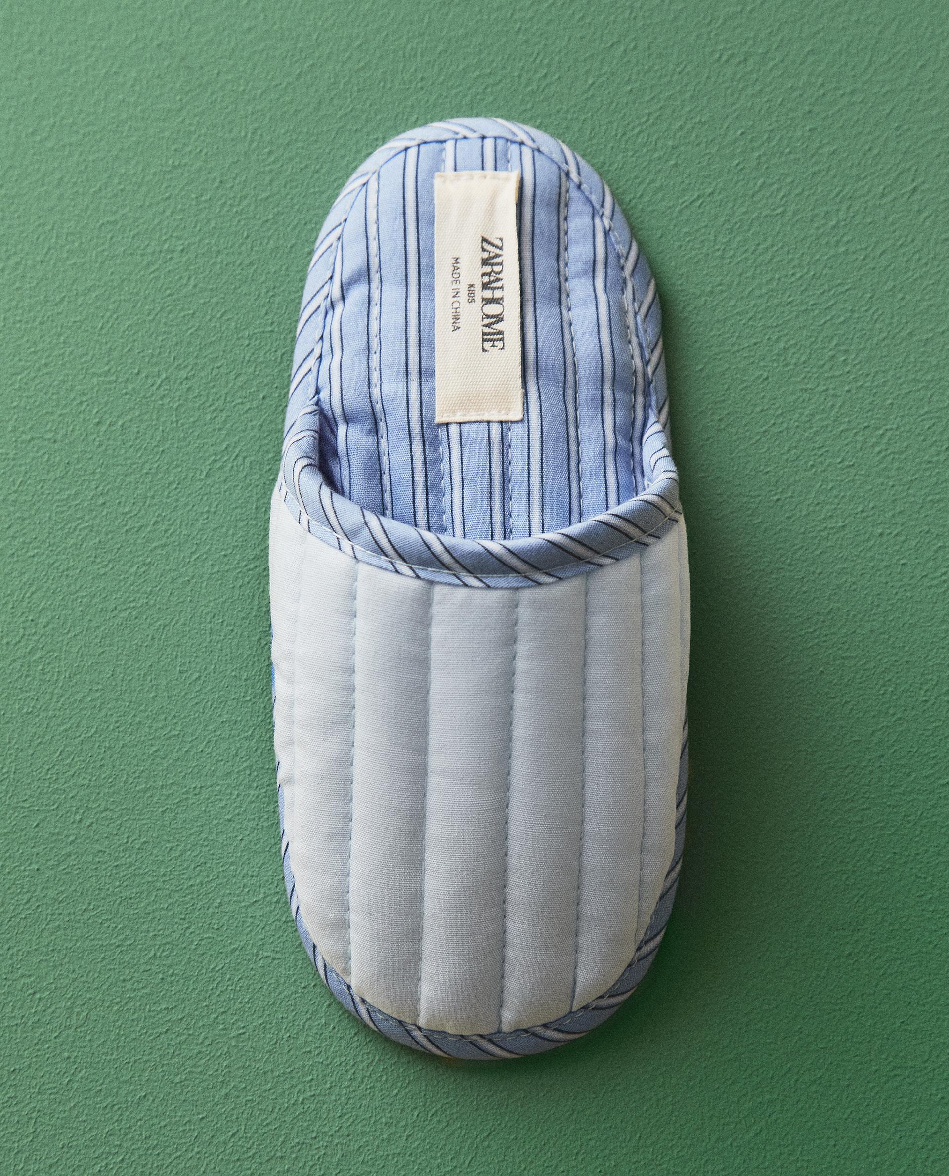 CHILDREN'S STRIPED MULE SLIPPERS product thumbnail 9