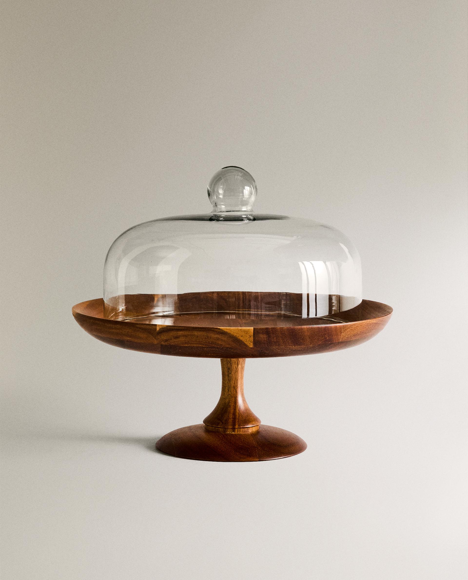 WOODEN CAKE STAND