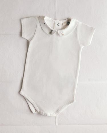 KIDS RABBIT AND FLORAL BODYSUIT
