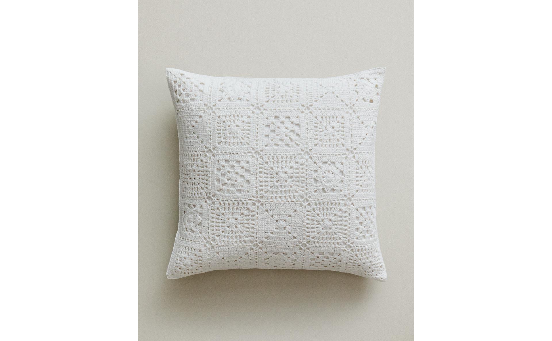 KISSENBEZUG TAGESDECKE BAUMWOLLE HÄKELEI PATCHWORK KISSENBEZUG TAGESDECKE BAUMWOLLE HÄKELEI PATCHWORK