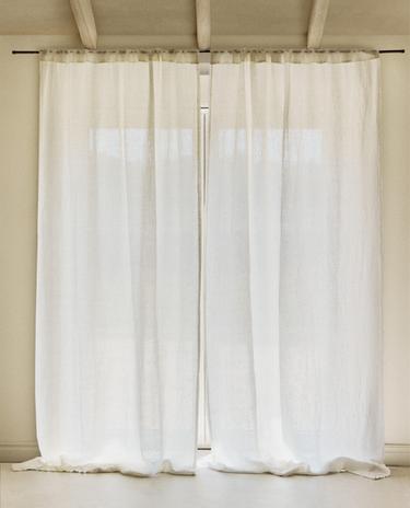 TENDA LINO BIANCO OPACITÀ ALTA