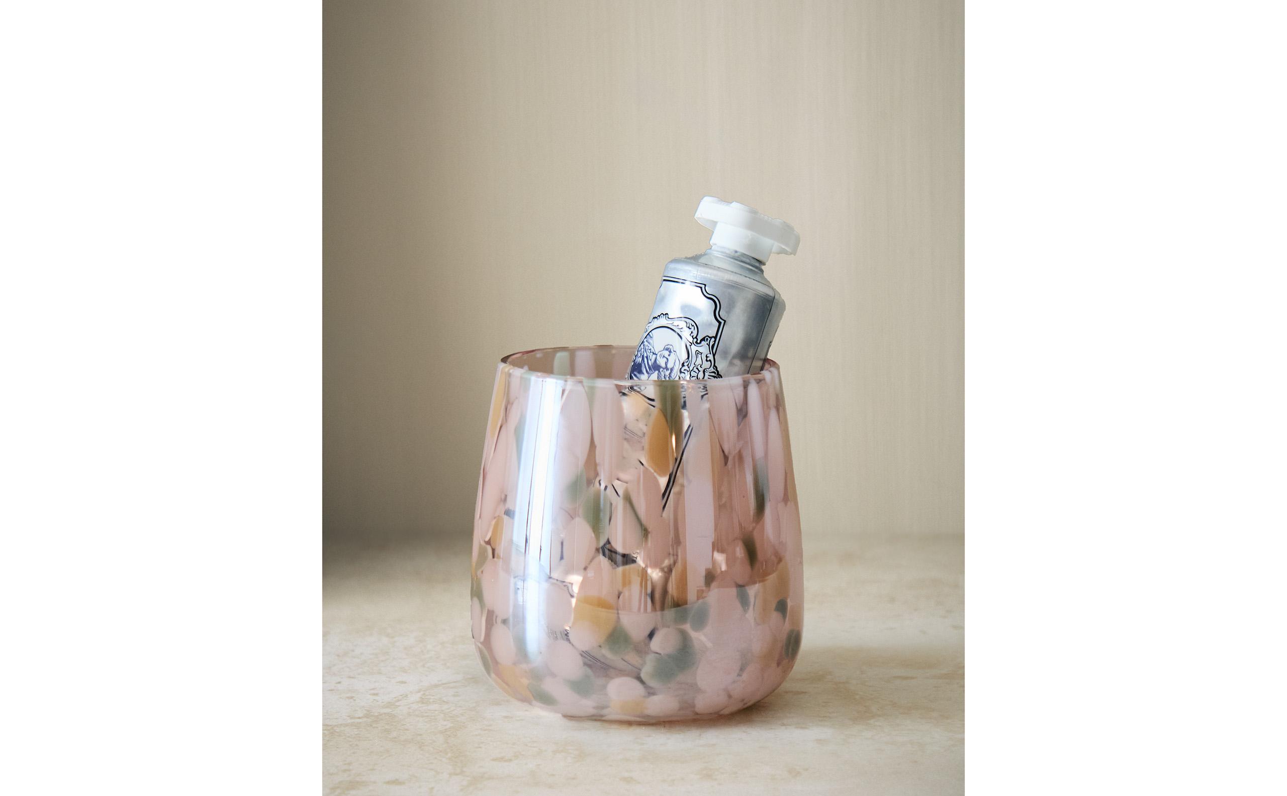 フローラル柄 ガラス歯ブラシスタンド | Zara Home 日本/Japan