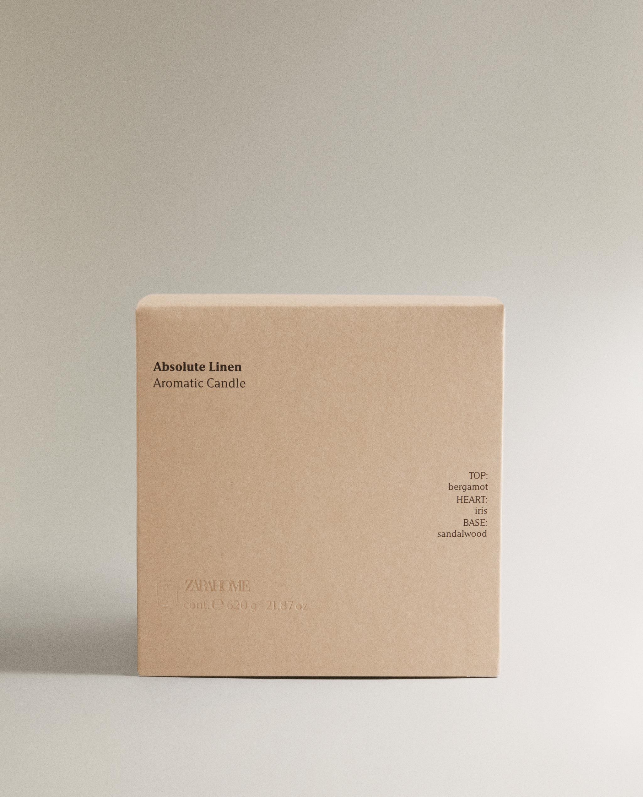 (620 G) ABSOLUTE LINEN SCENTED CANDLE product thumbnail 6