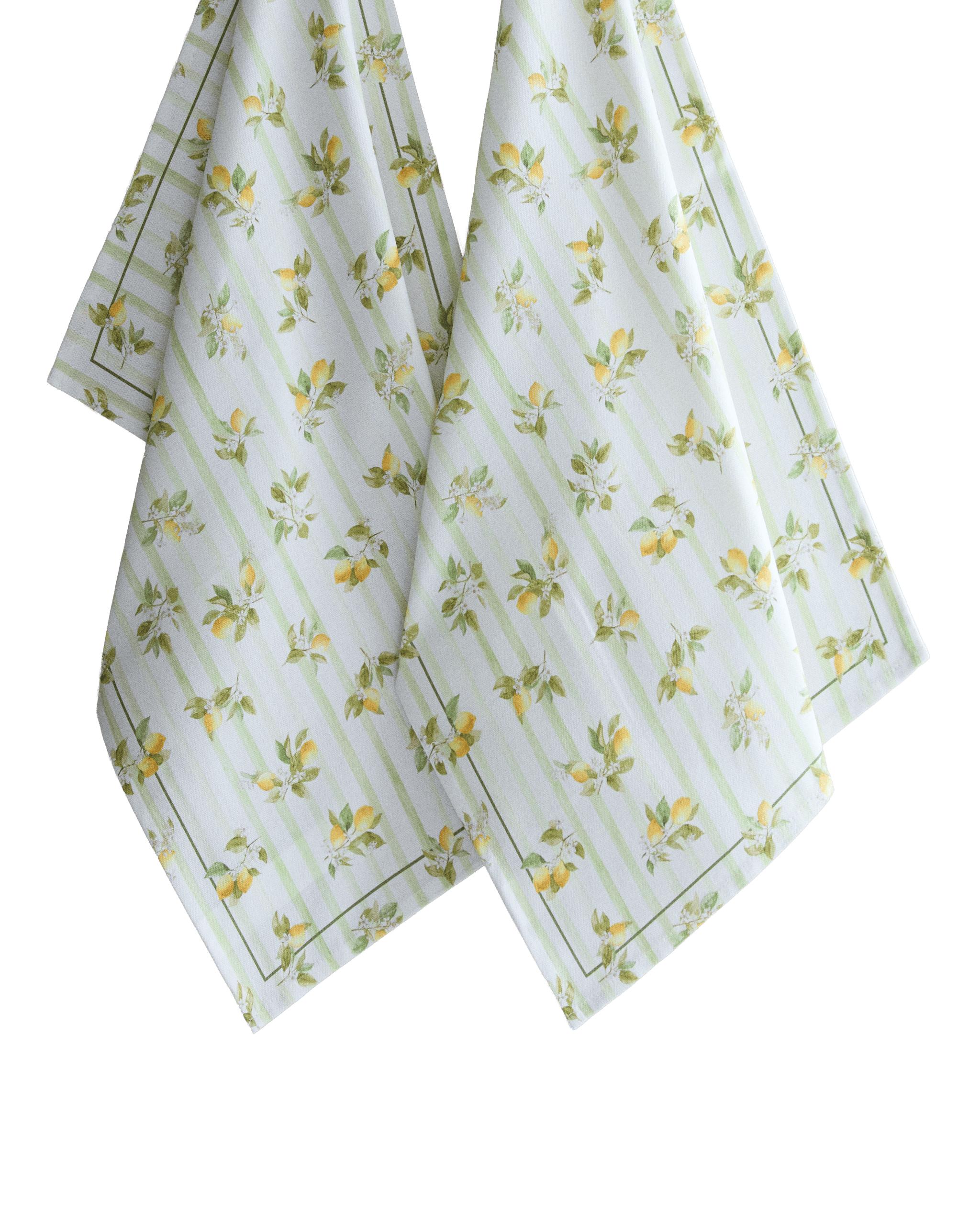 PACK OF COTTON LEMON TEA TOWELS (PACK OF 2) product thumbnail 6