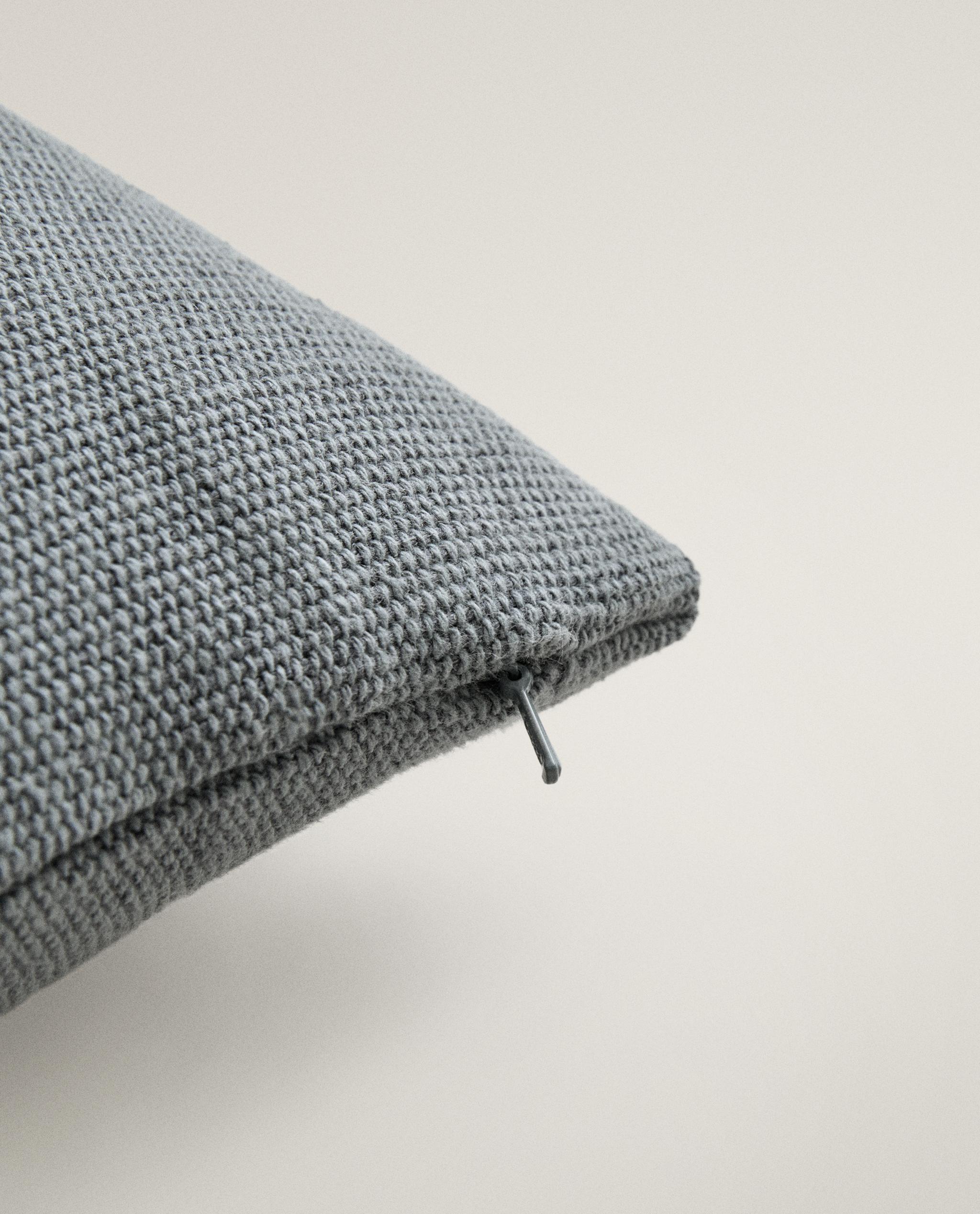 JUTE AND COTTON CUSHION COVER product thumbnail 12