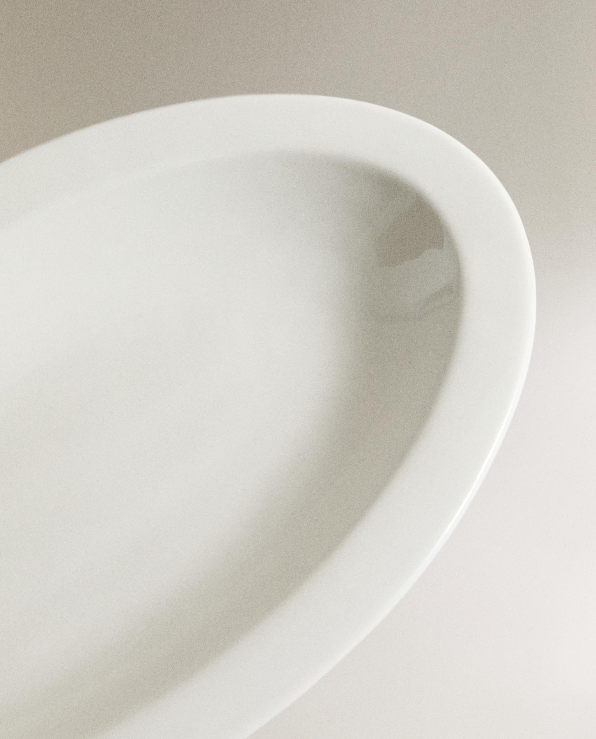 DECORATIVE CREAM CERAMIC TRAY product thumbnail 3