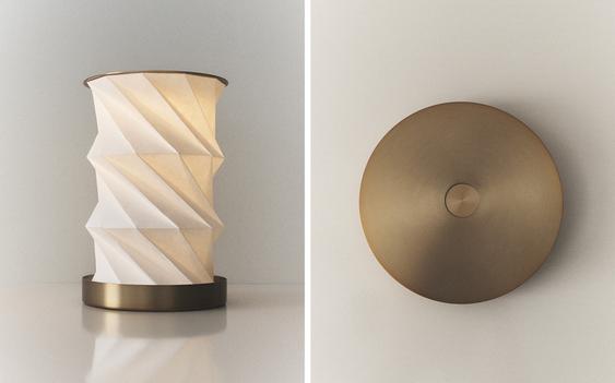 KABELLOSE FALTBARE METALL-LAMPE