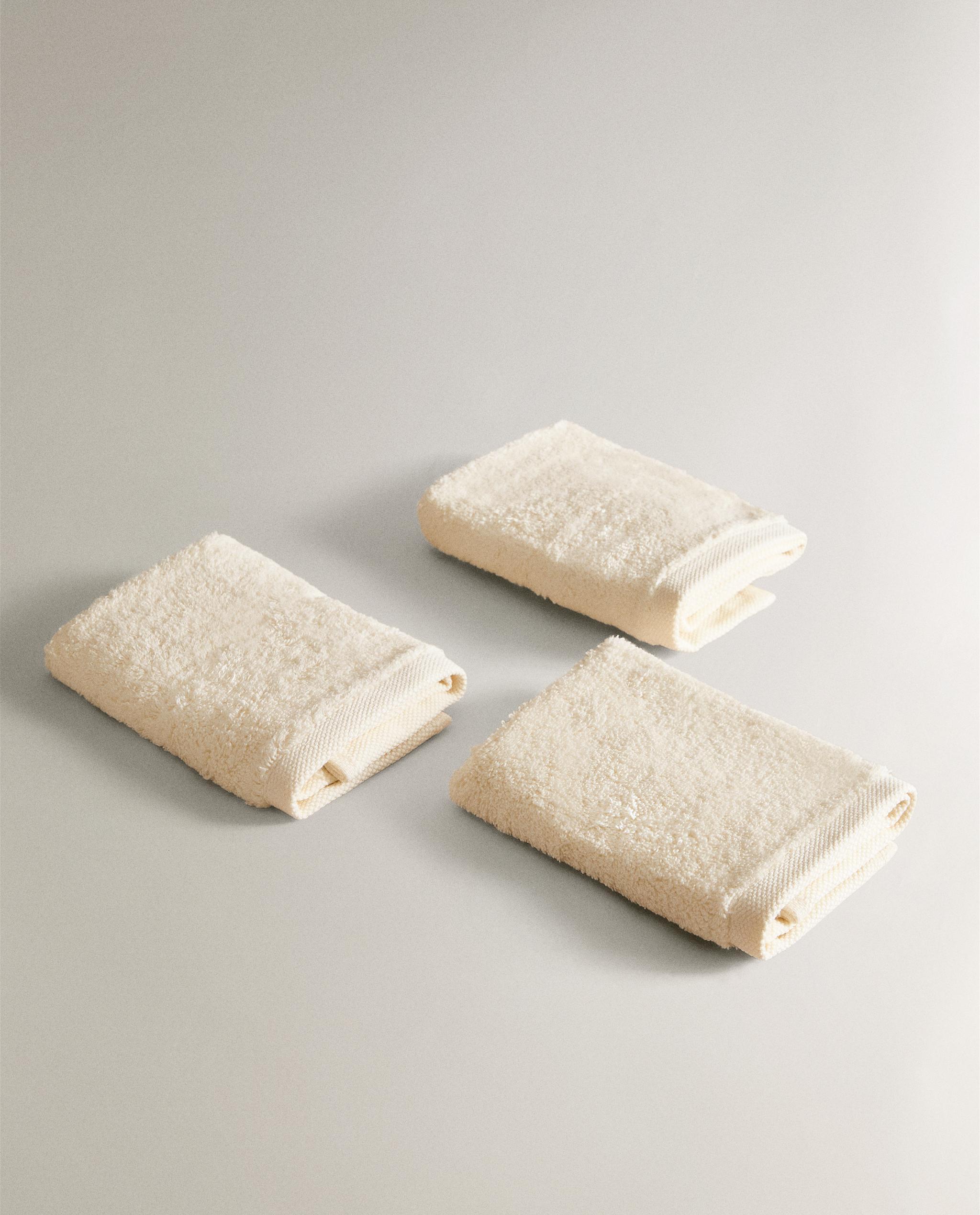 プレミアムコットン ゲストタオル（3枚セット） | Zara Home 日本/Japan