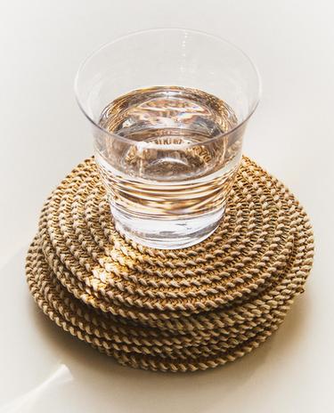 LOT DESSOUS DE VERRE PAPIER (LOT DE 4)