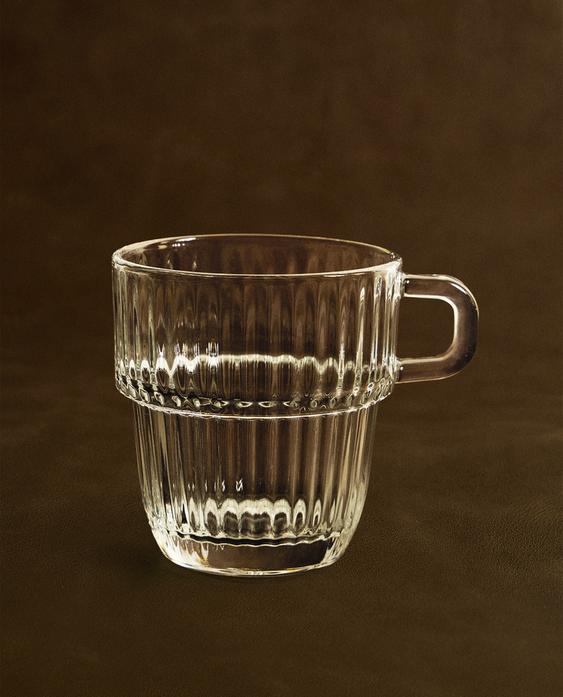 TAZA VIDRIO RELIEVE