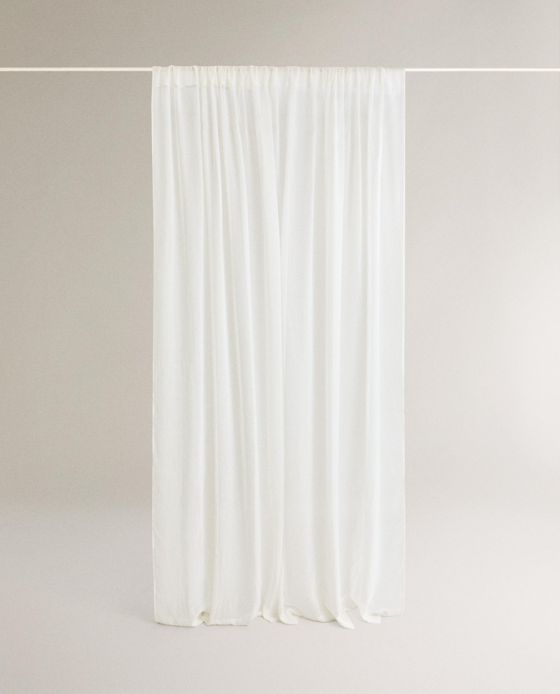 低遮光性 2倍幅 シアーカーテン | Zara Home 日本/Japan